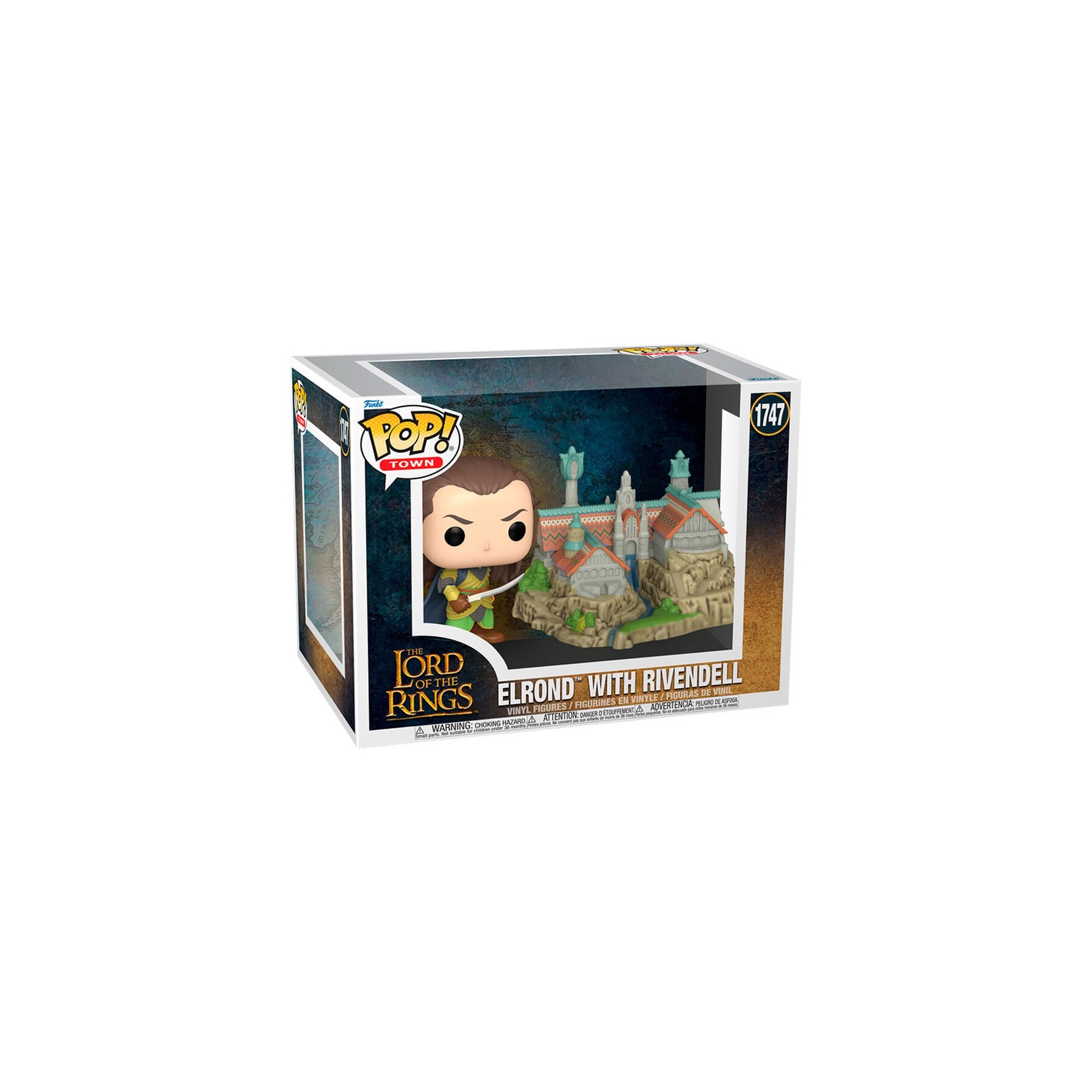 Figura POP Town El Señor de los Anillos Lord Elrond with Rivendell