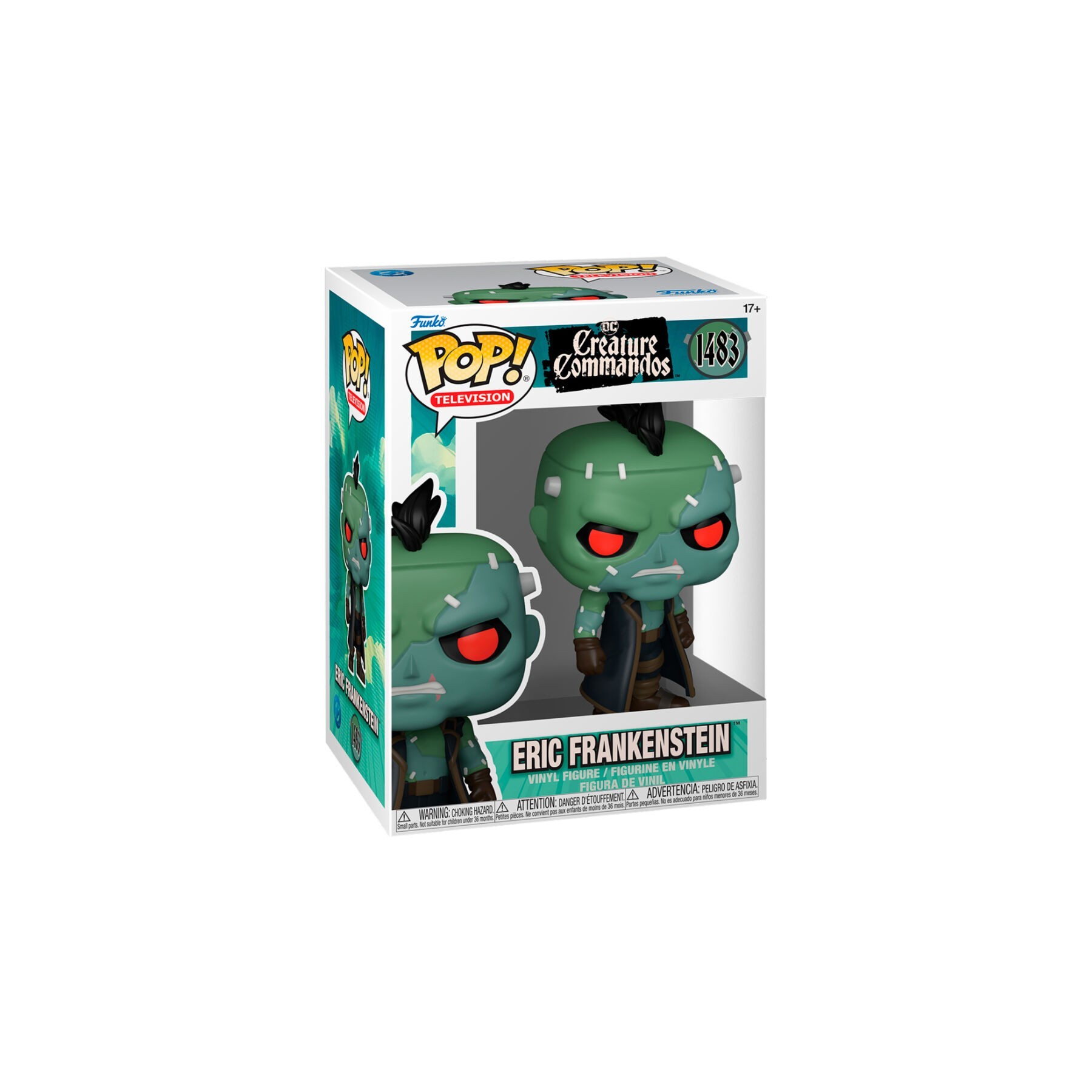 Figura POP DC Comics Comandos de Criaturas Eric Frankenstein
