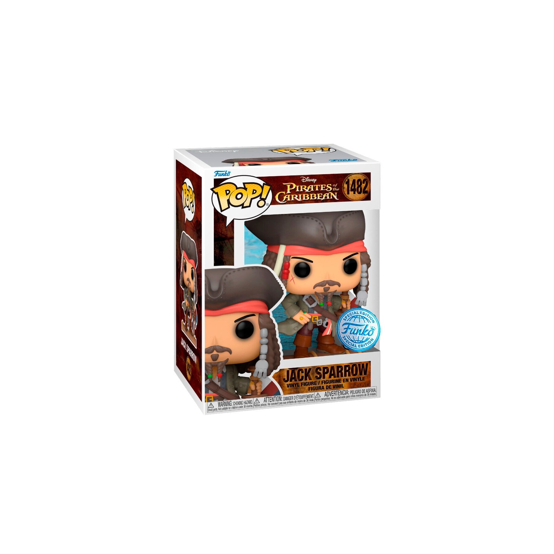 Figura POP Piratas del Caribe Jack Sparrow Exclusive