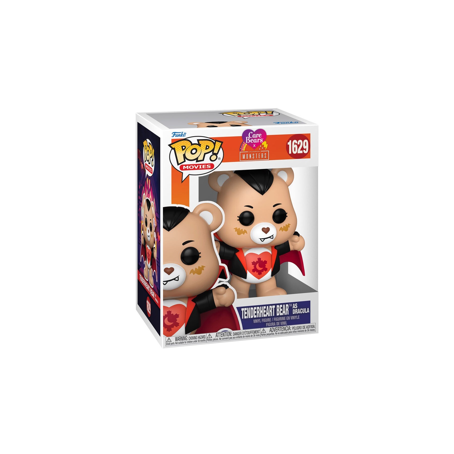 Figura POP Care Bears x Monsters Tender Heart Bear as Dracula