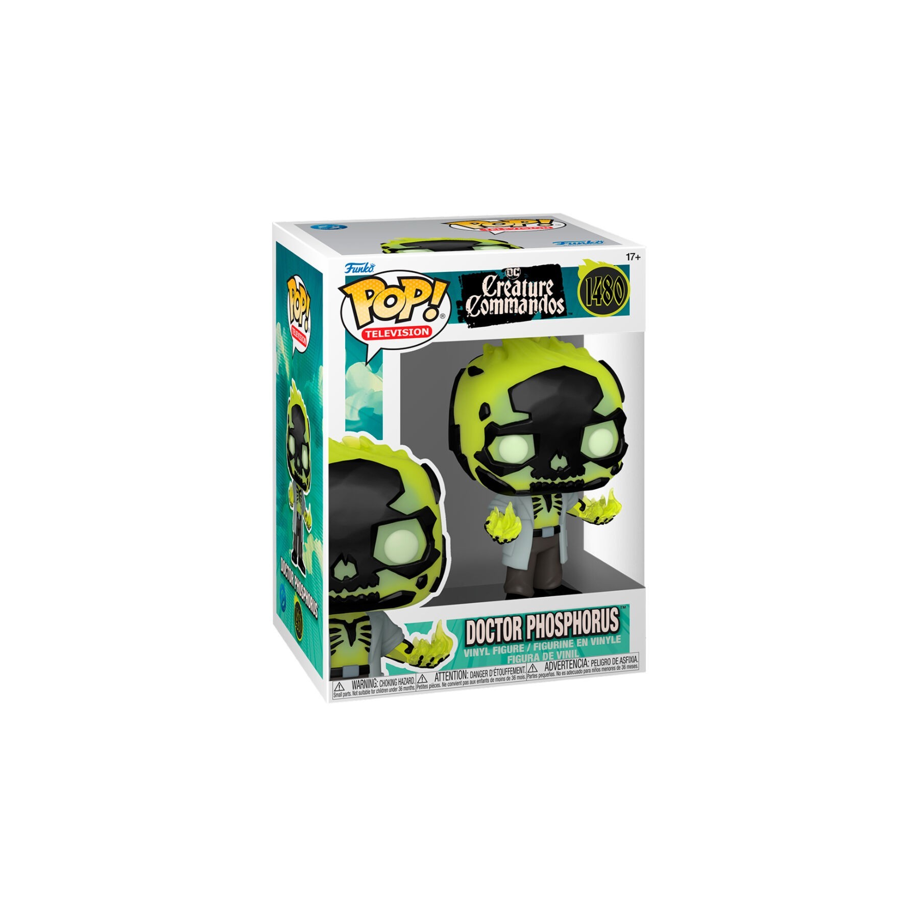 Figura POP DC Comics Comandos de Criaturas Doctor Phosphorus