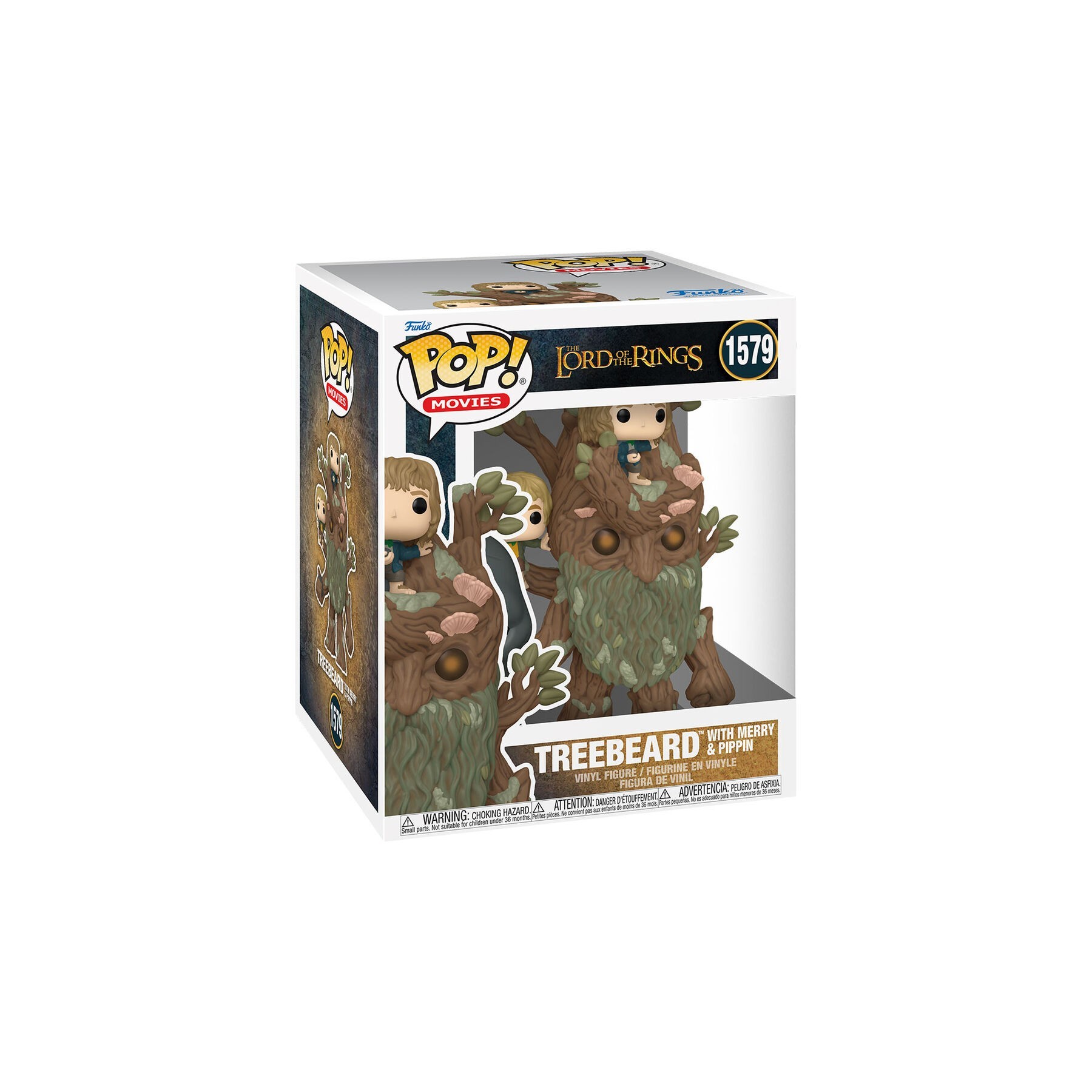 Figura POP Super El Señor de los Anillos Treebeard with Merry & Pippin