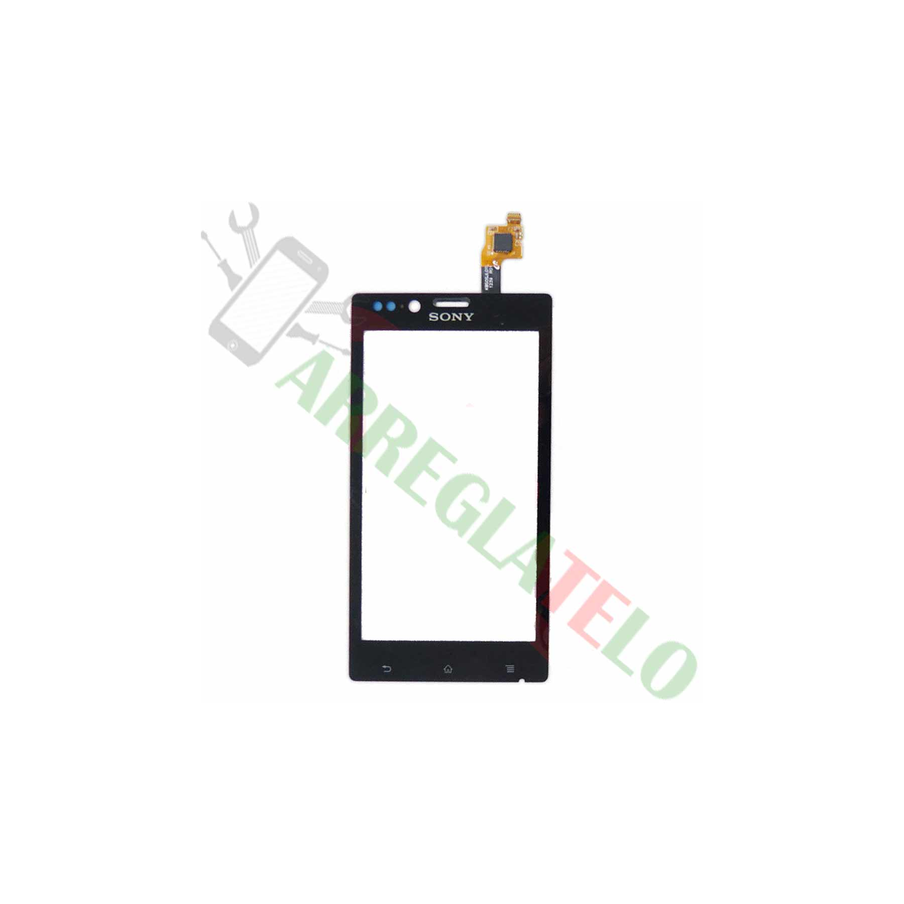 Touch Screen Digitizer for Sony Xperia J ST26 ST26i | Color Black