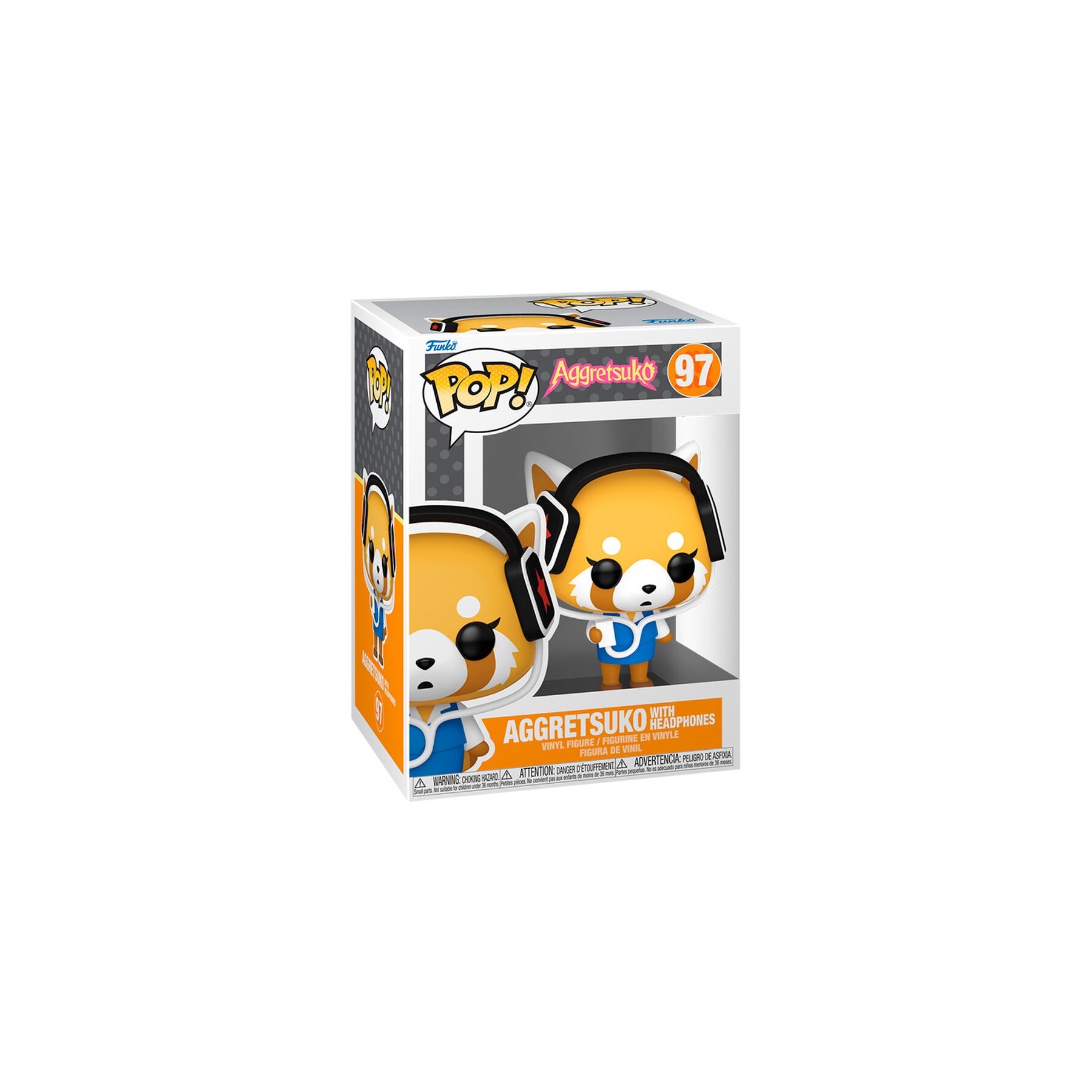Figura POP Aggretsuko - Aggretsuko with Headphones