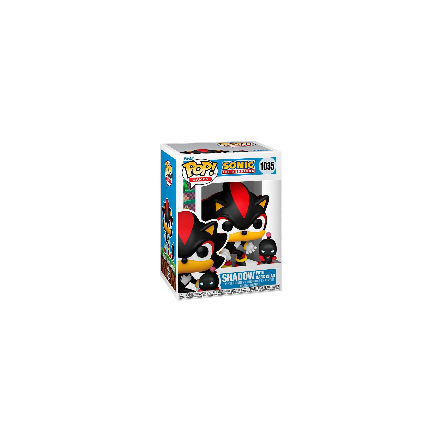 Figura POP Sonic The Hedgehog Shadow with Dark Chao