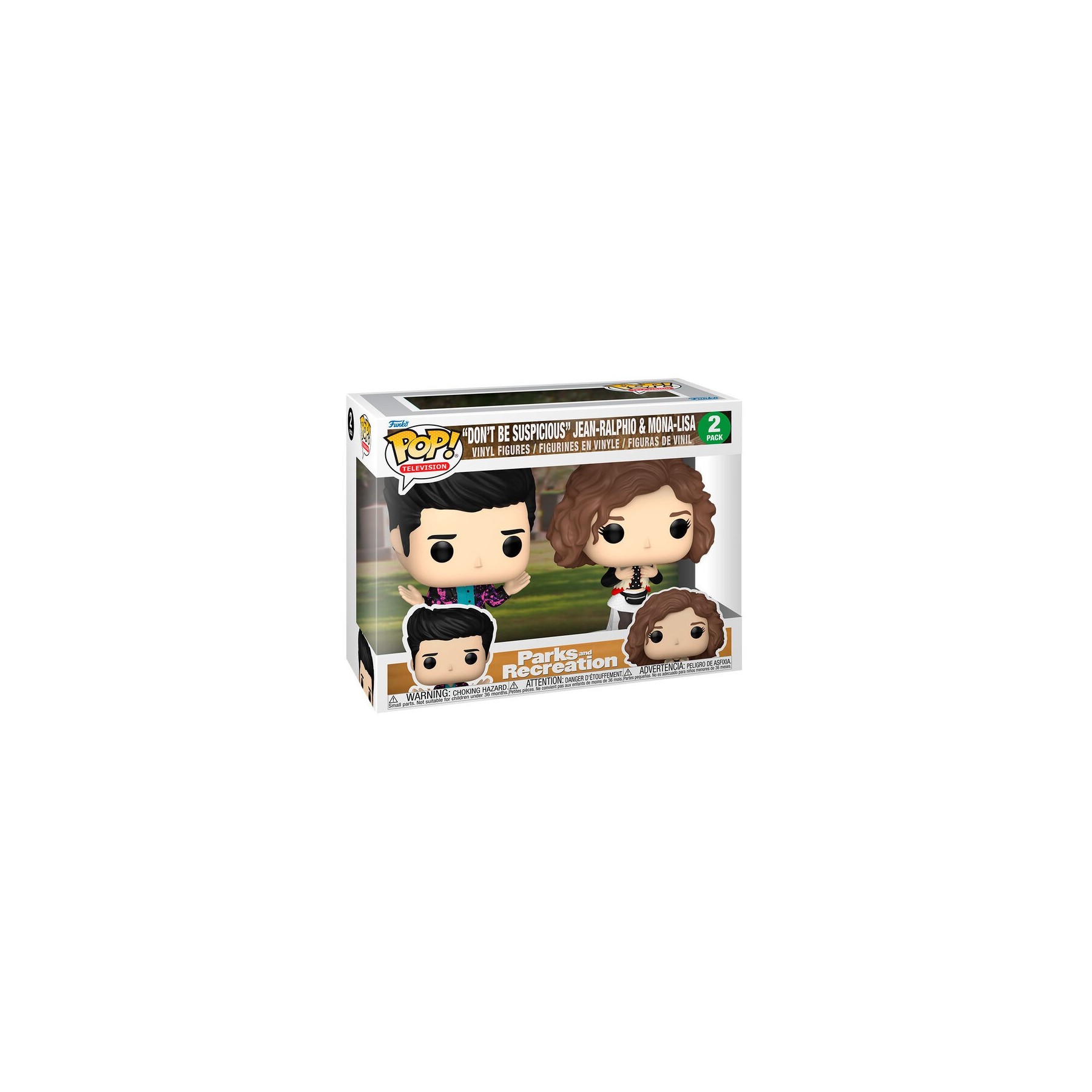 Blister 2 figuras POP Parks and Recreation Dont Be Suspicious Jean-Ralphio & Mona-Lisa