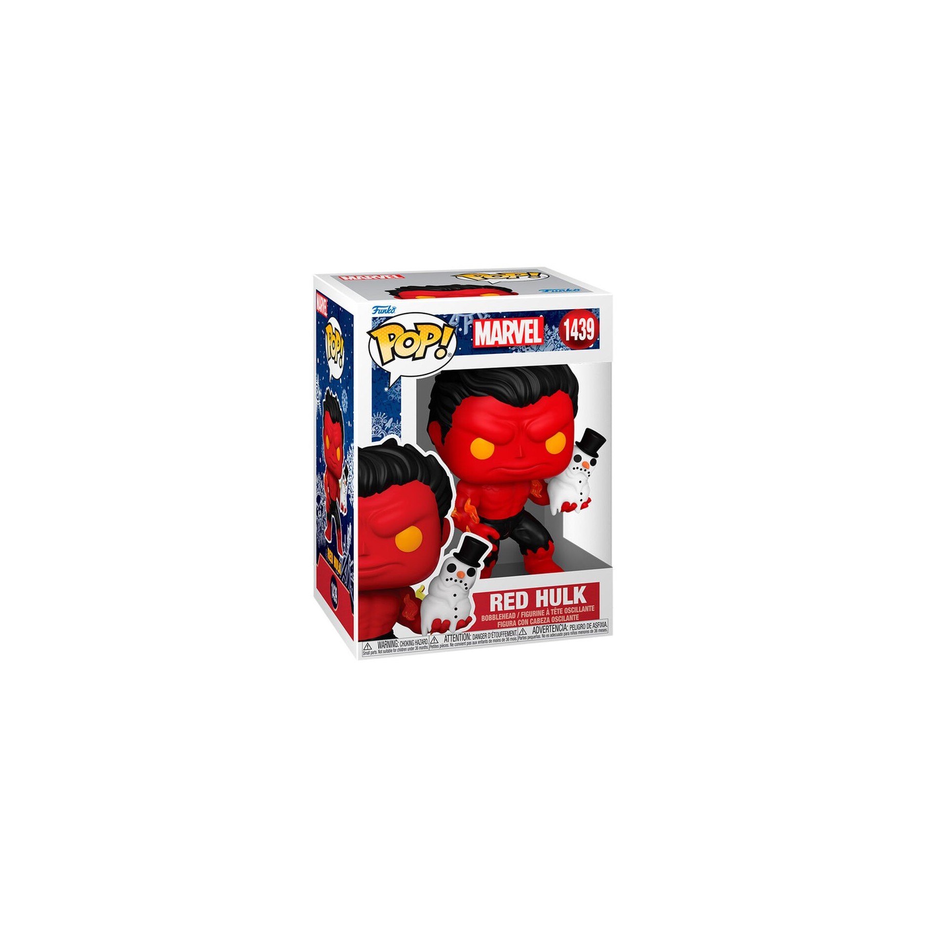 Figura POP Marvel Red Hulk with Snowman