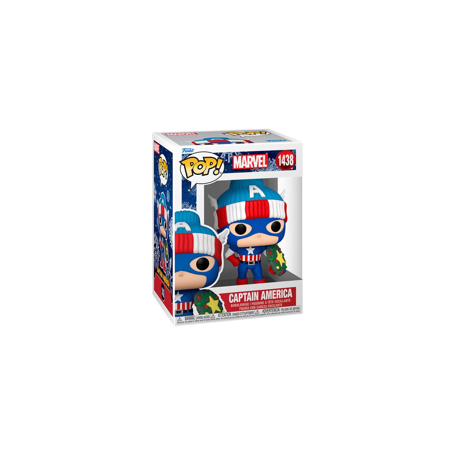 Figura POP Marvel Capitan America Holiday