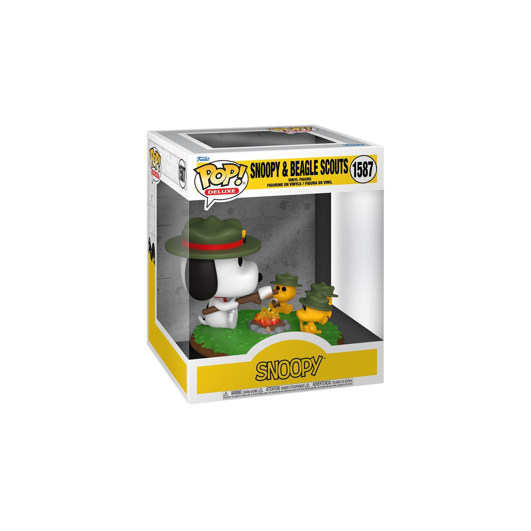 Figura POP Deluxe Peanuts Snoopy & Beable Scouts