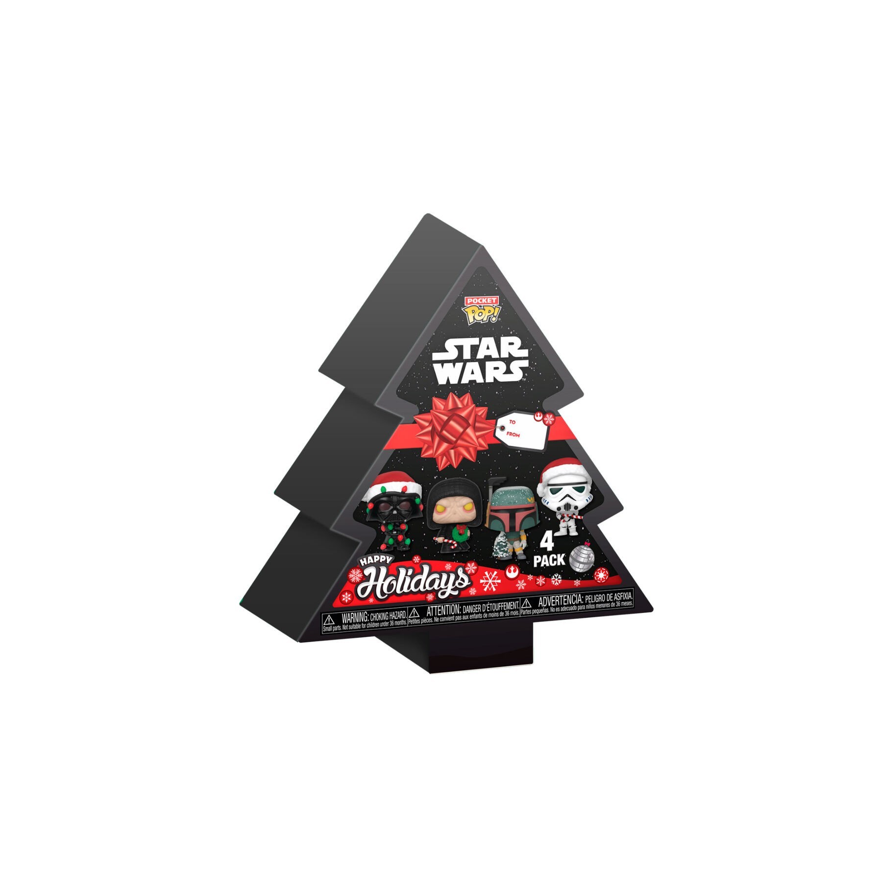 Arbol con 4 figuras Pocket POP Star Wars