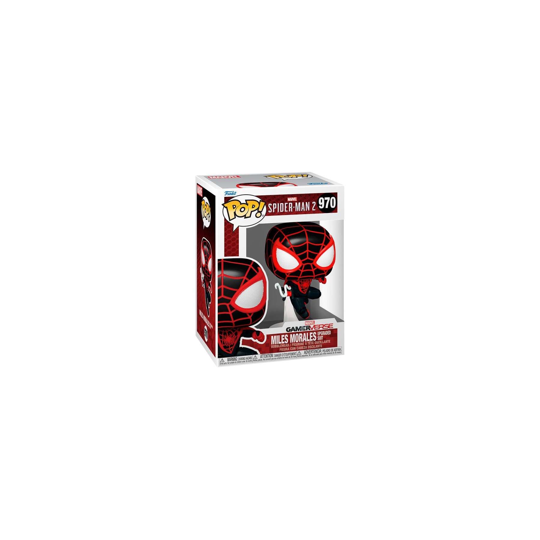 Figura POP Marvel Spiderman 2 Miles Morales Upgraded Suit