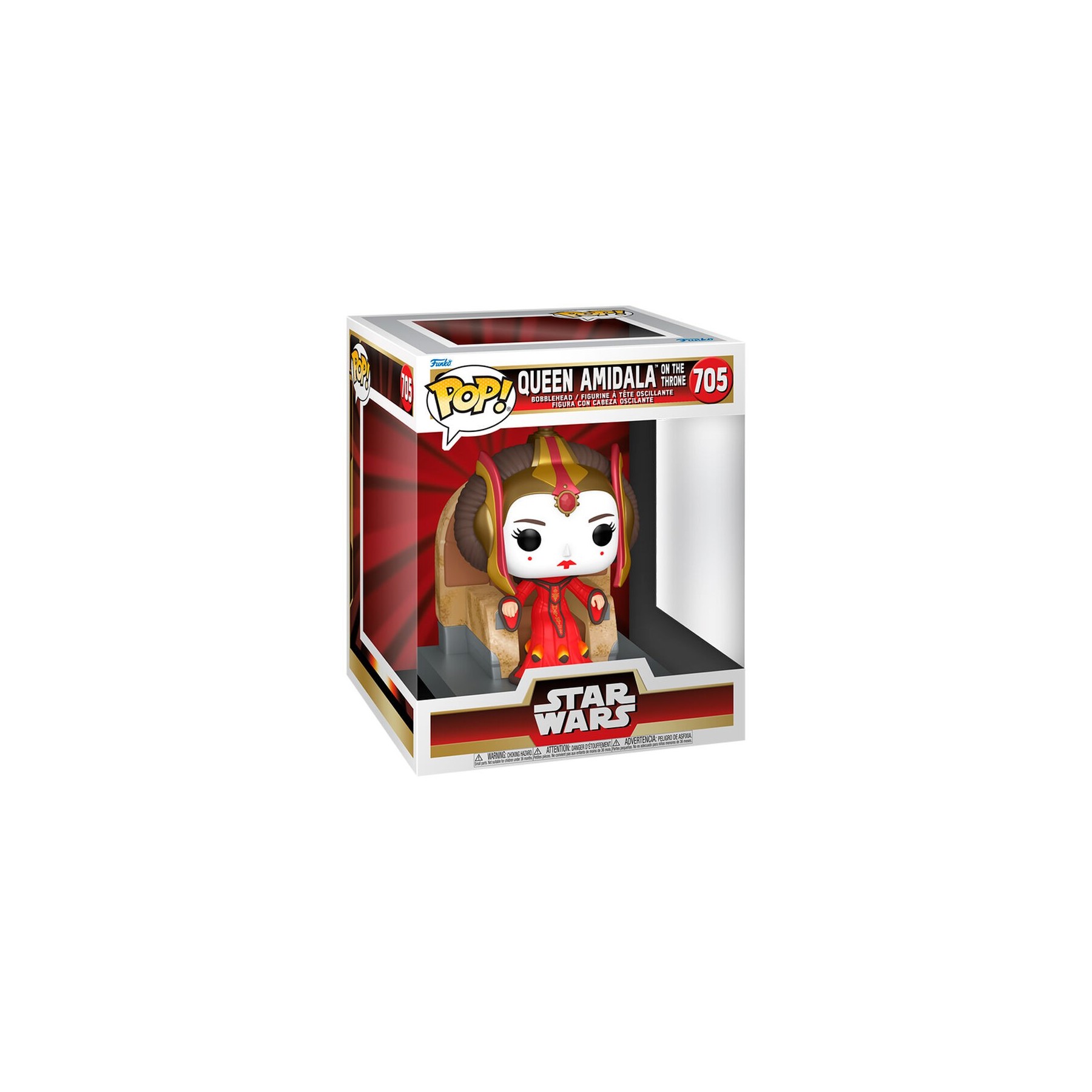 Figura POP Deluxe Star Wars Queen Amidala on the Throne
