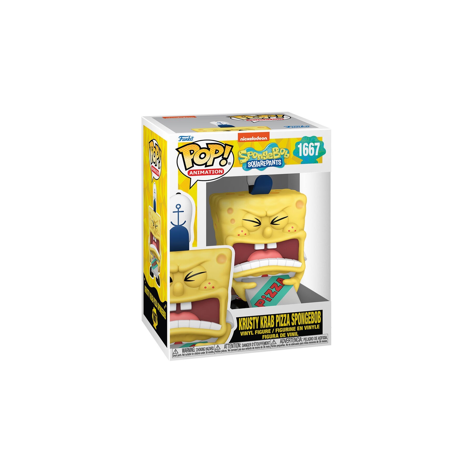 Figura POP Bob Esponja Krusty Krab Pizza Spongebob