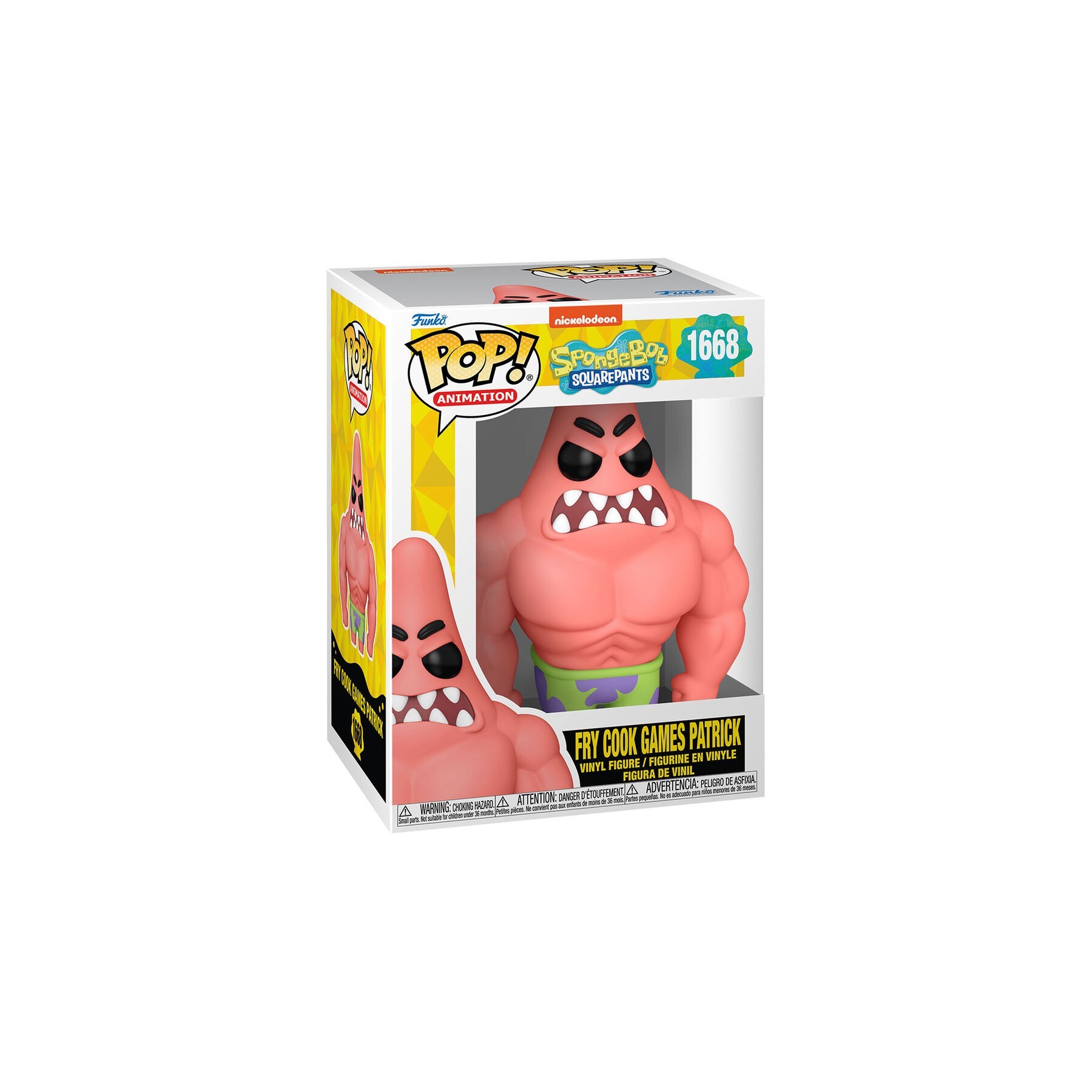 Figura POP Bob Esponja Fry Cook Game Patrick