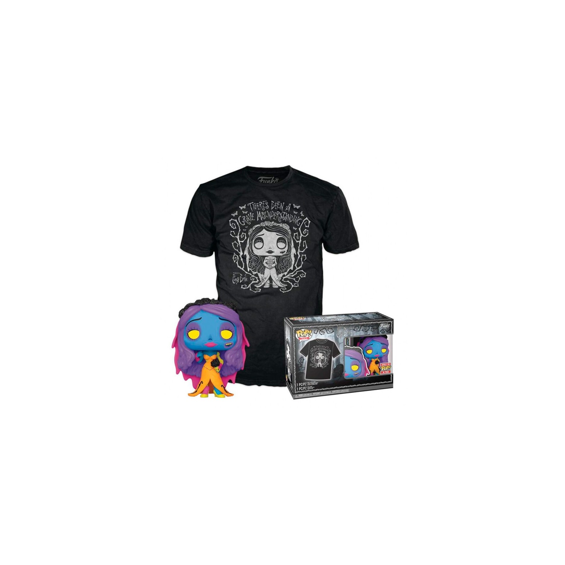 Set figura POP & Tee Disney  La Novia Cadaver Emily