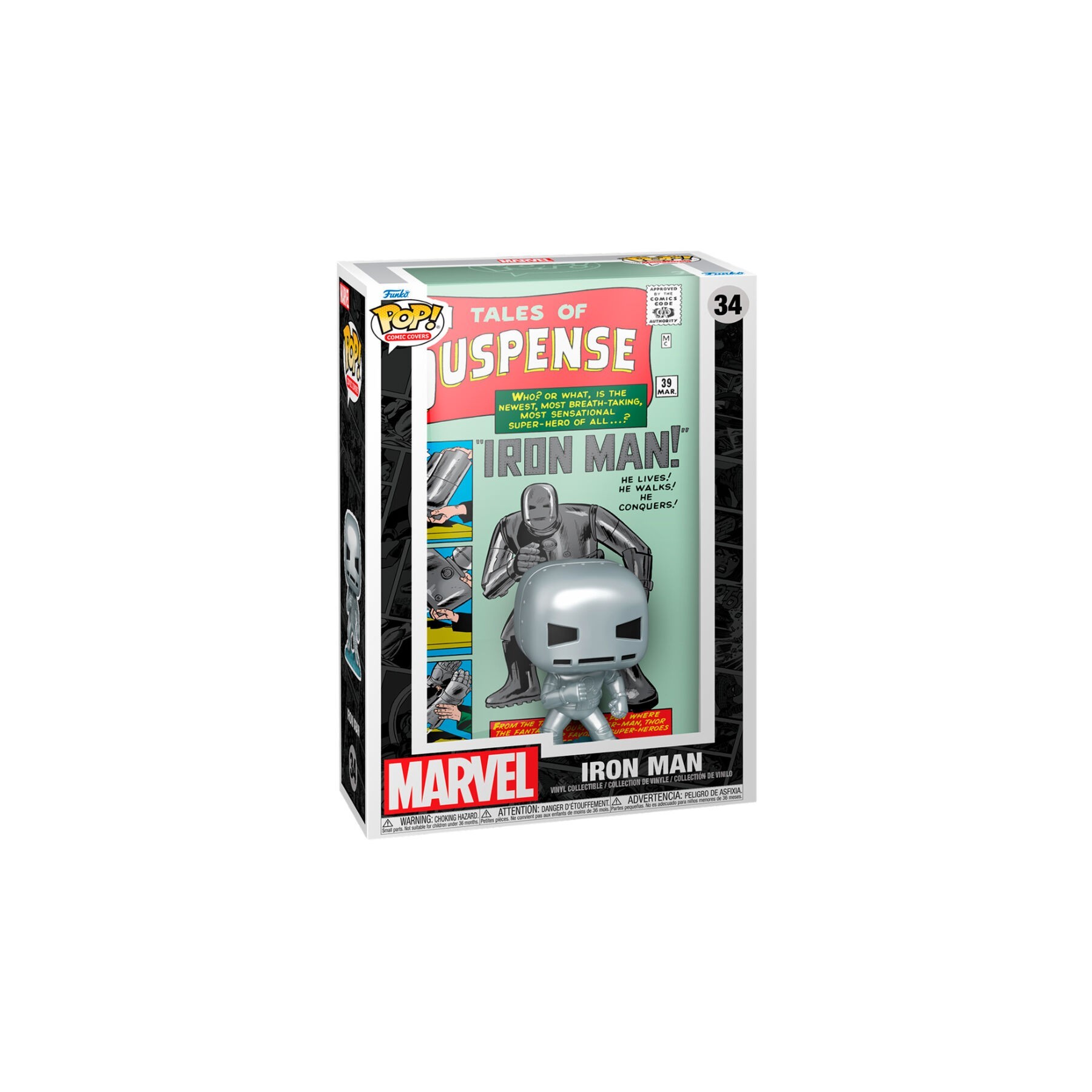 Figura POP Comic Cover Marvel Tales of Suspense Iron Man