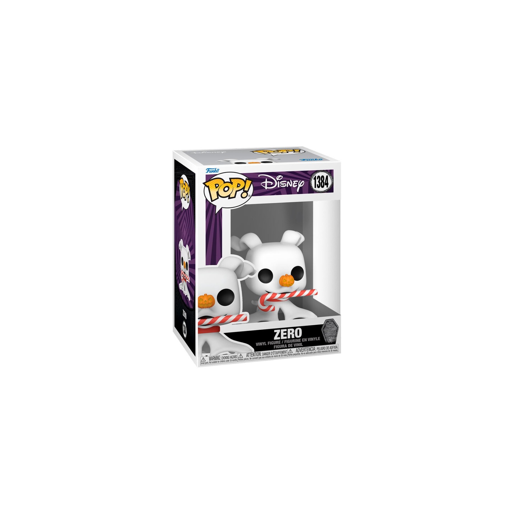 Figura POP Disney Pesadilla Antes de Navidad 30th Anniversary Zero