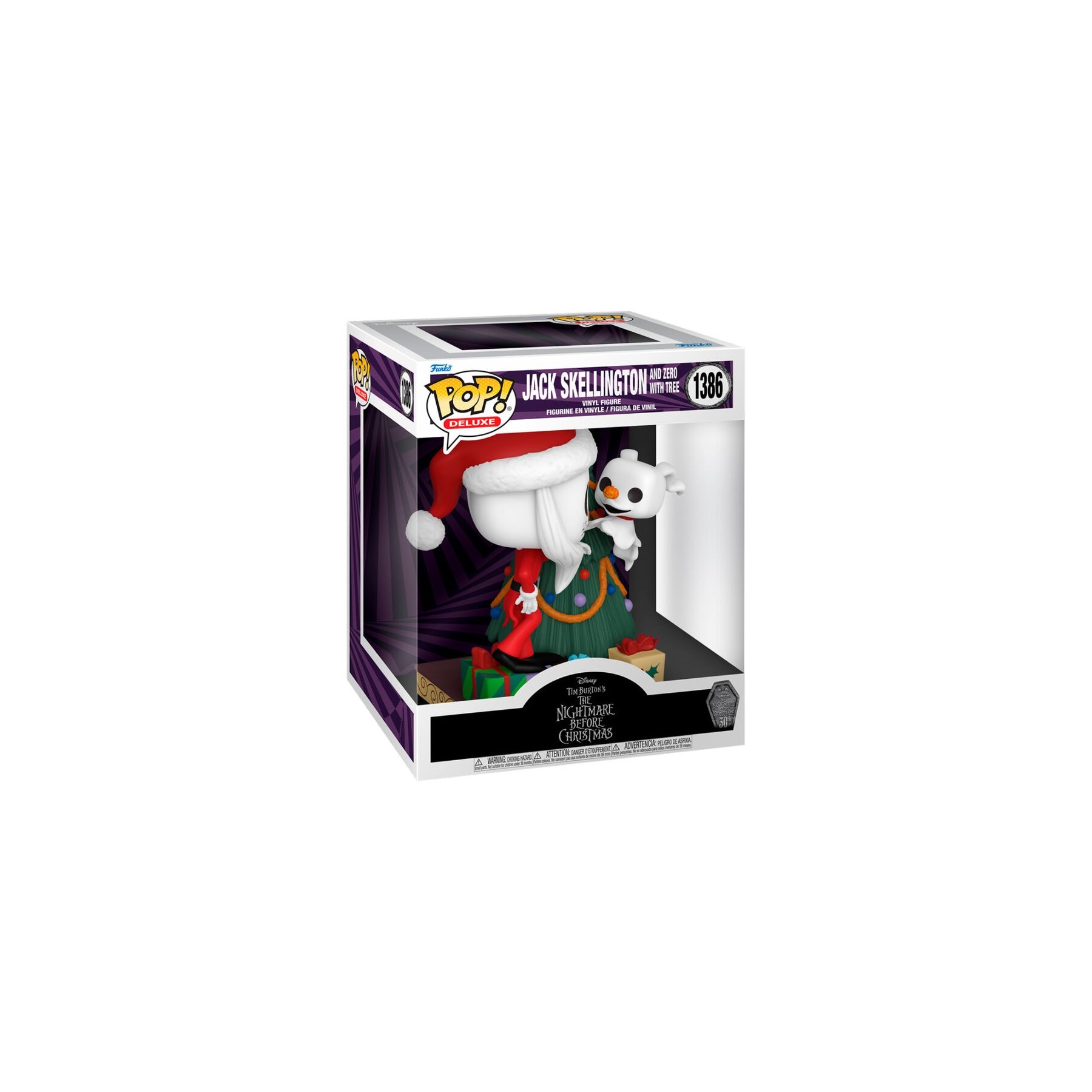 Figura POP Deluxe Disney Pesadilla Antes de Navidad 30th Anniversary Jack Skellington and Zero