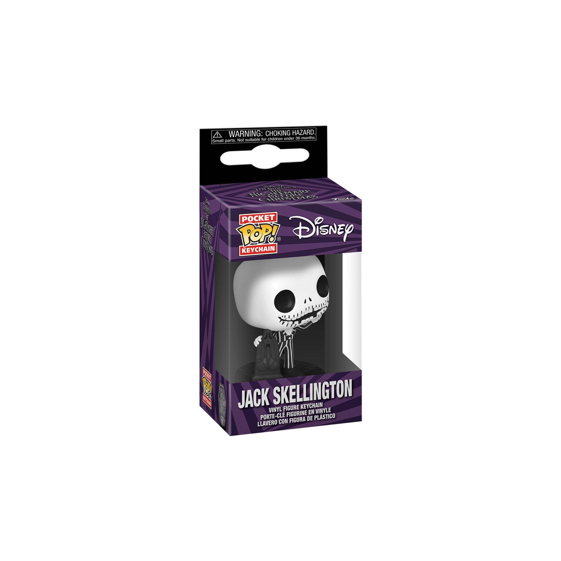 Llavero Pocket POP Disney Pesadilla Antes de Navidad 30th Anniversary Jack Skellington