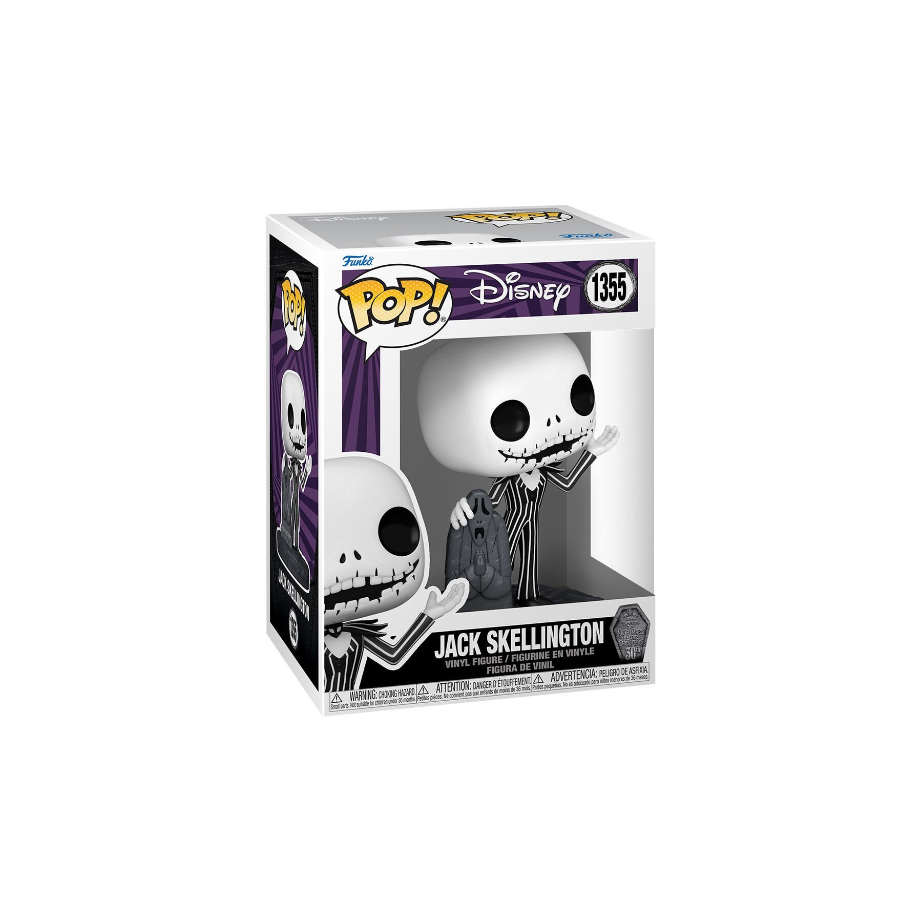 Figura POP Disney Pesadilla Antes de Navidad 30th Anniversary Jack Skellington
