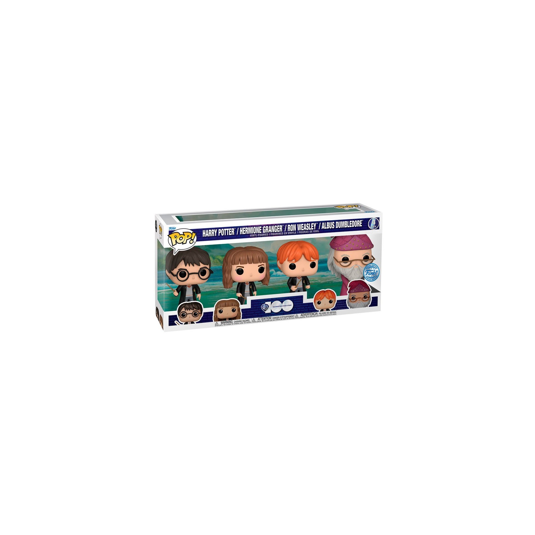 Blister 4 figuras POP Harry Potter Exclusive
