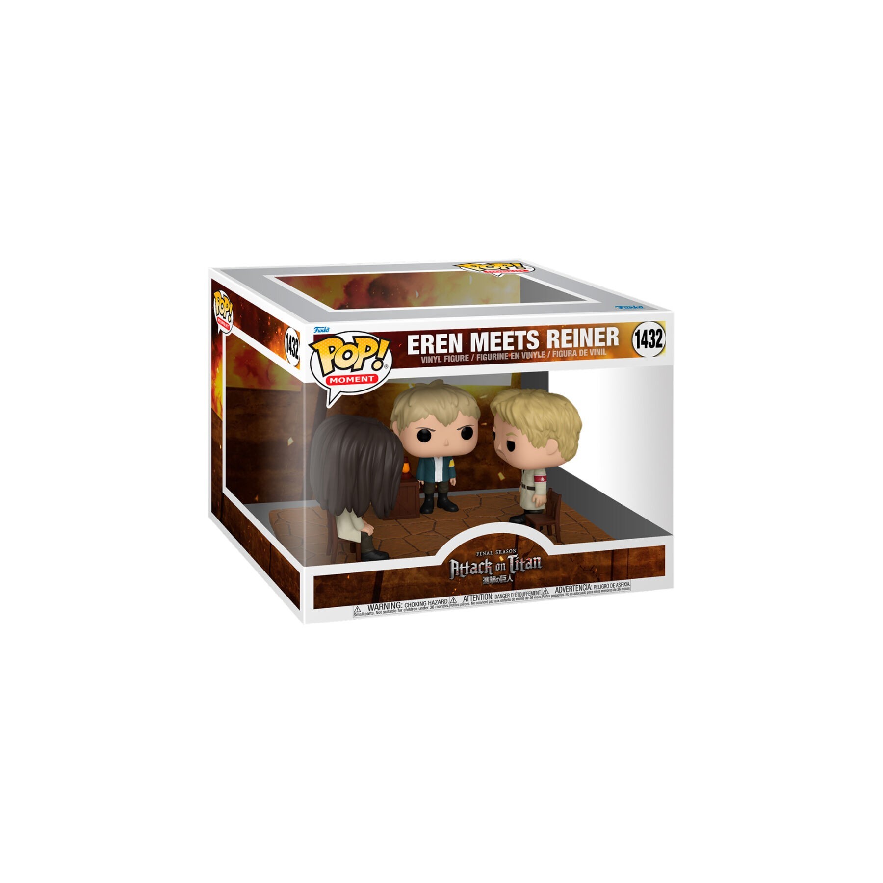 Figura POP Moment Attack on Titan Eren Meets Reiner