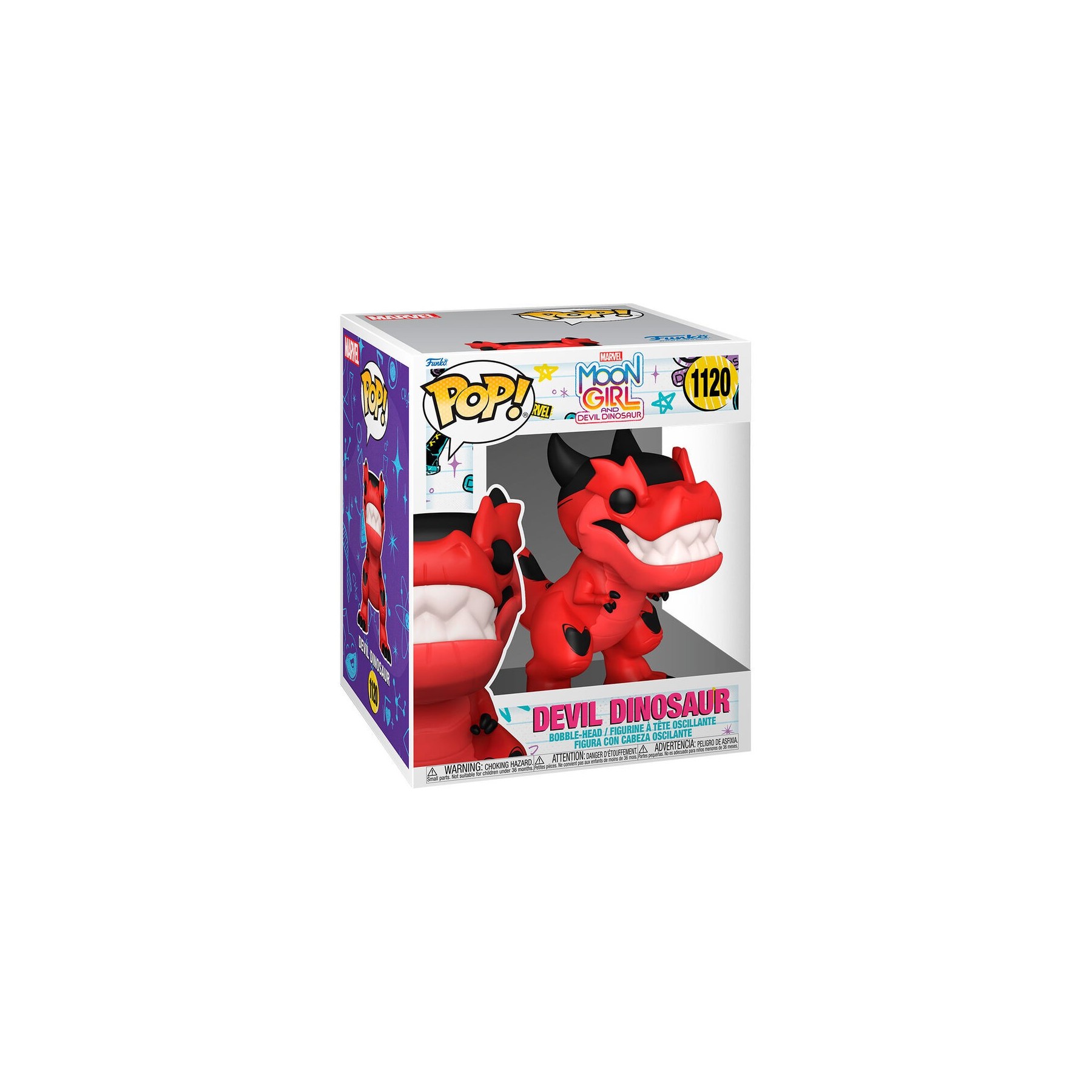 Figura POP Marvel Moon Girld and Devil Dinosaur Devil Dinosaur