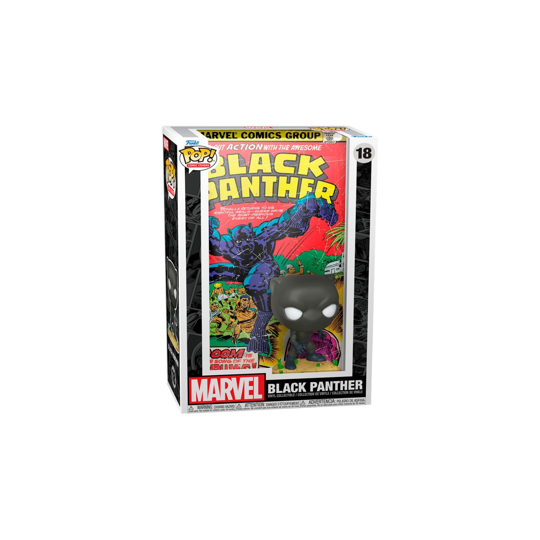Figura POP Comic Cover Marvel Black Panther