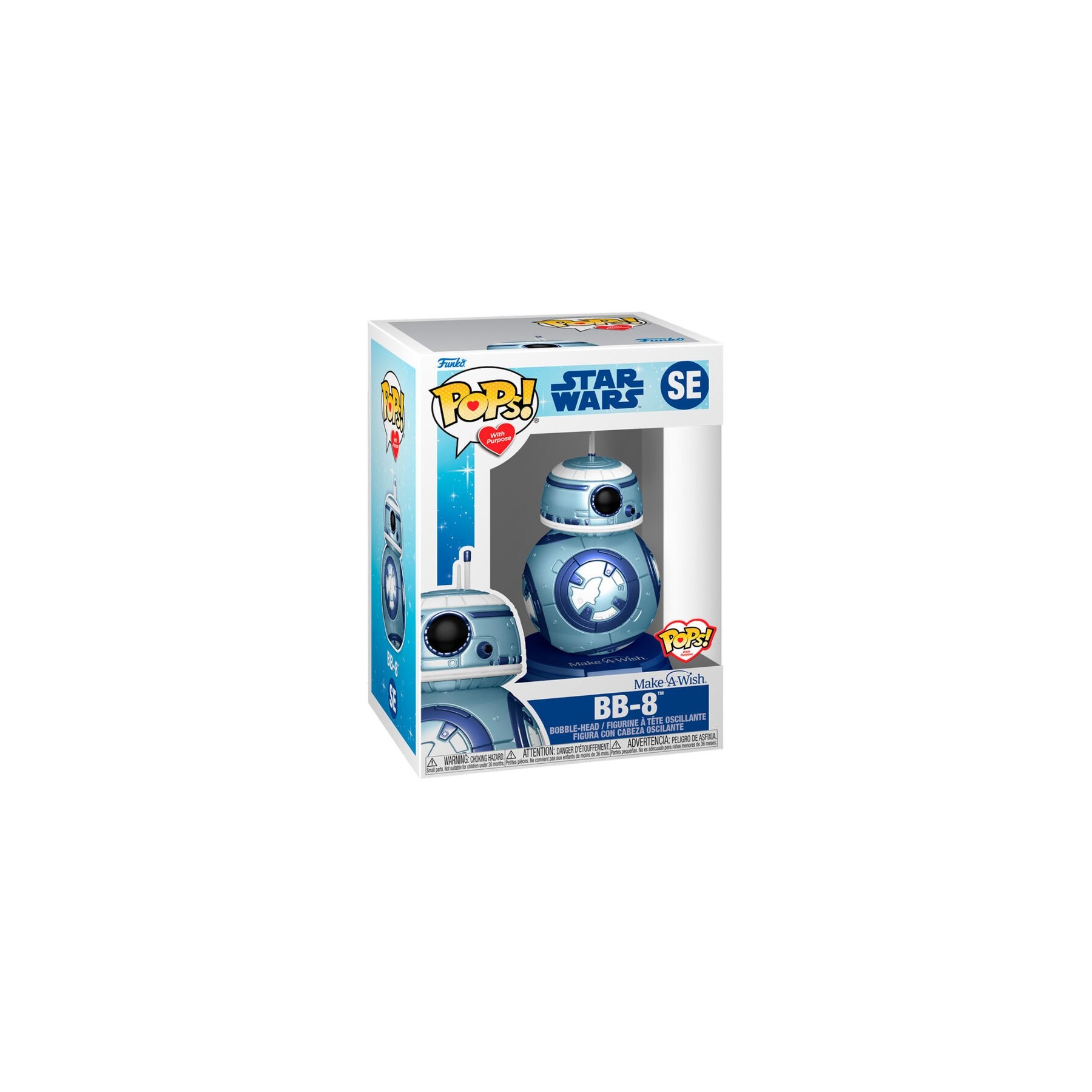Figura POP Star Wars Make a Wish BB-8 Metallic