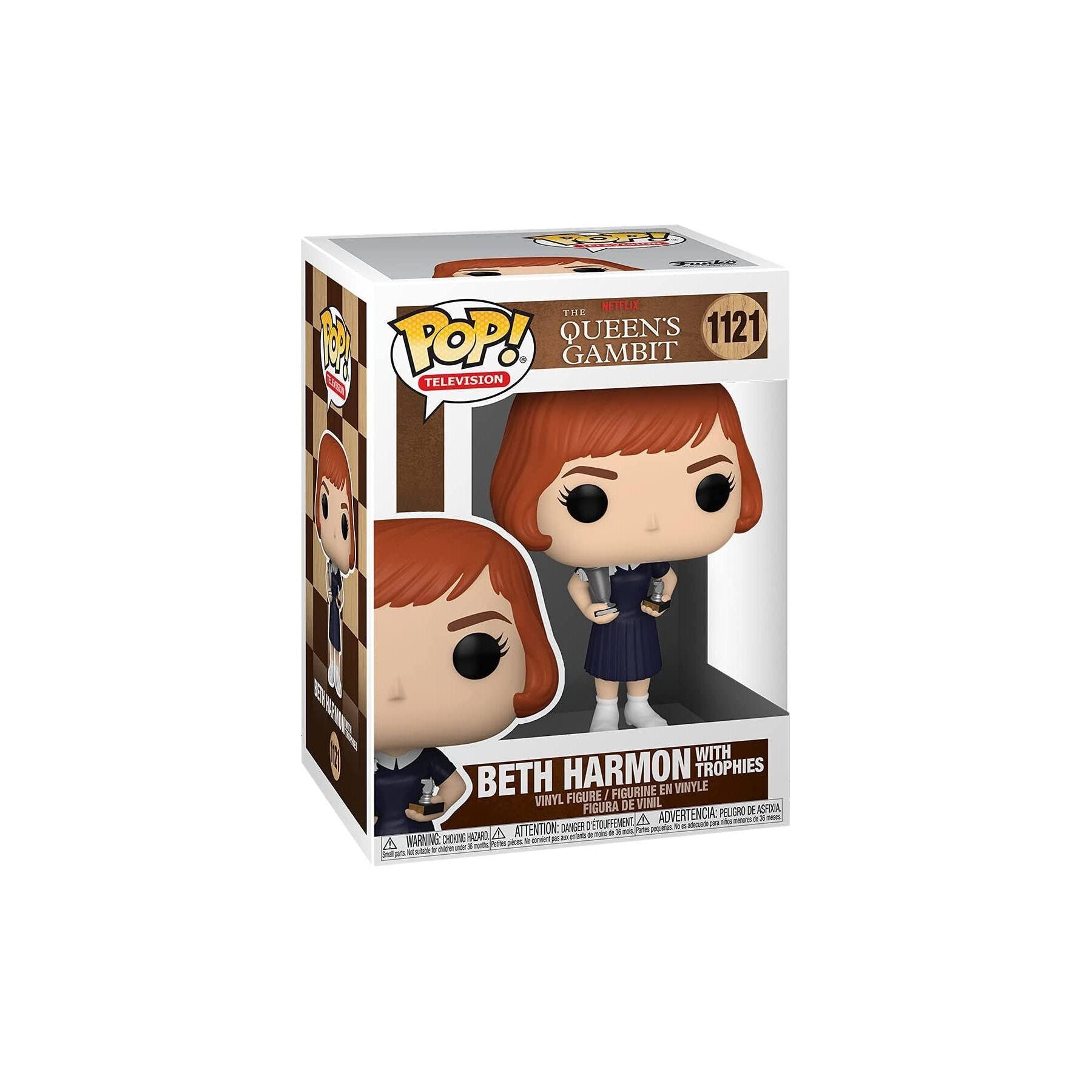 Figura POP Gambito de Dama Beth with Trophies