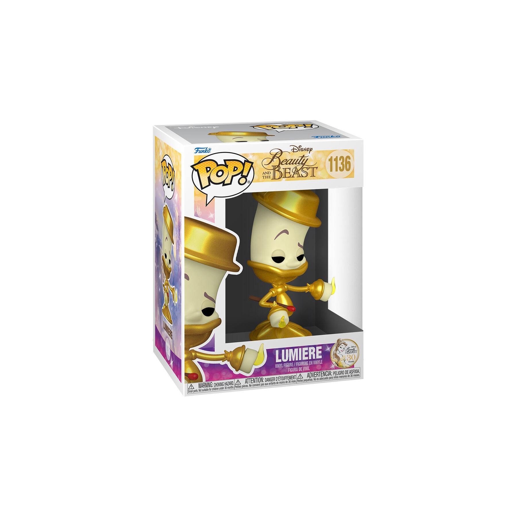 Figura POP Disney La Bella y la Bestia Lumiere