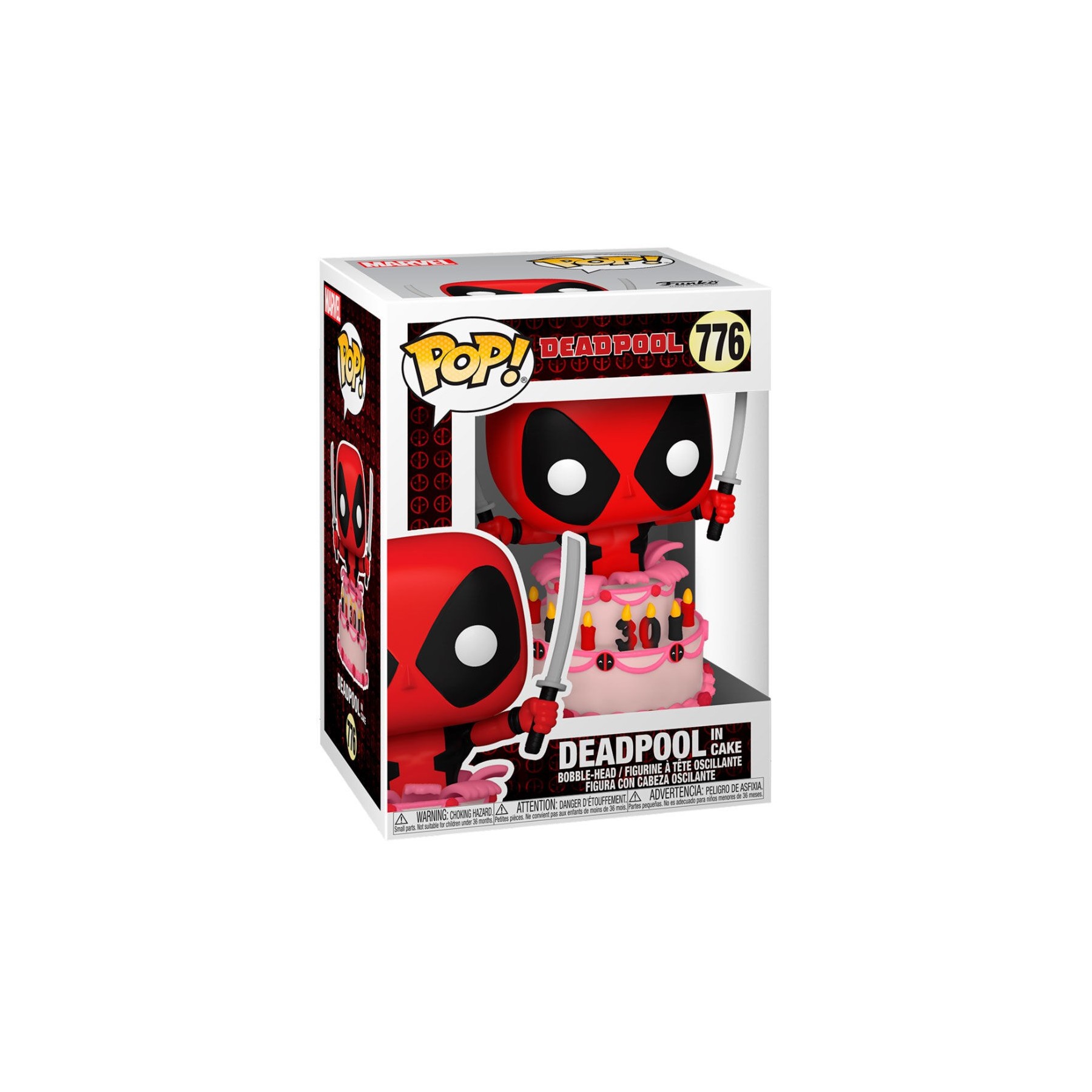 Figura POP Marvel Deadpool 30th Deadpool in Cake