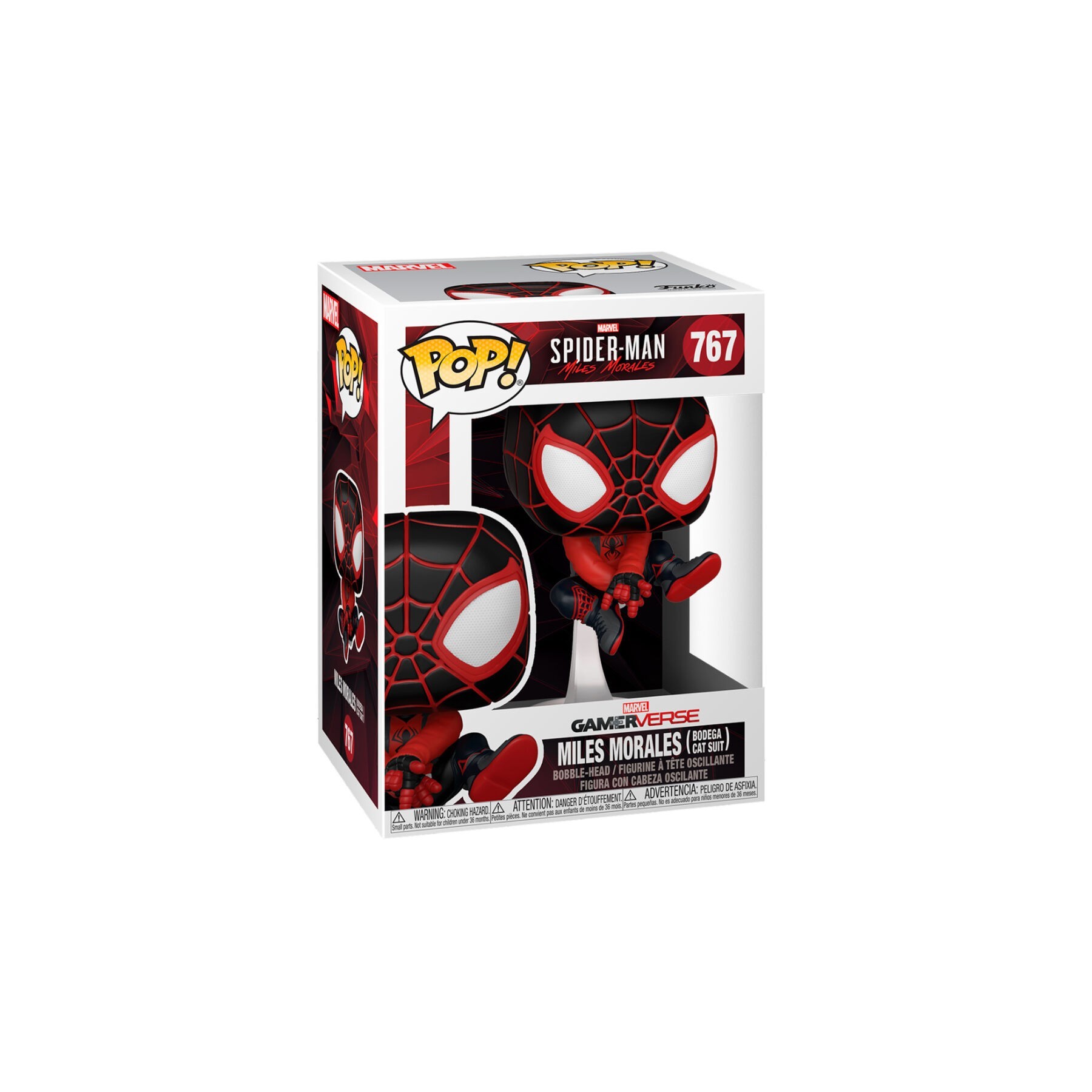 Figura POP Marvel Spiderman Miles Morales Bodega Cat Suit