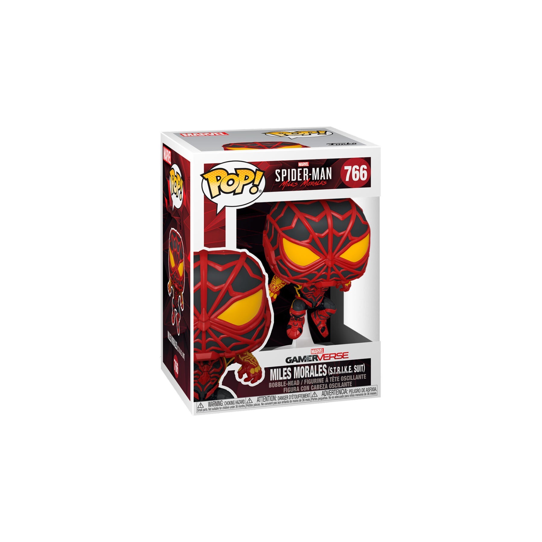 Figura POP Marvel Spiderman Miles Morales S.T.R.I.K.E. Suit