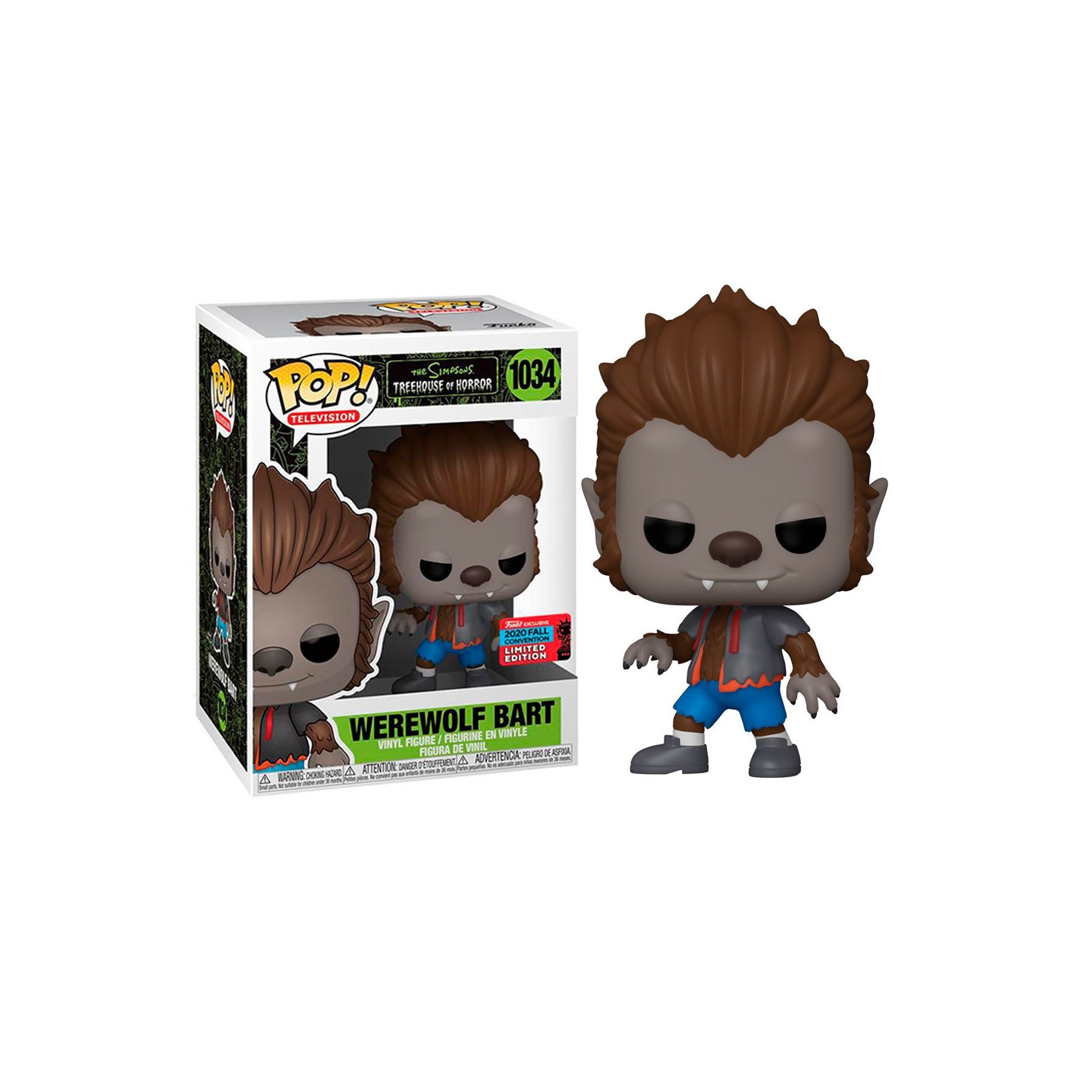 Figura POP The Simpsons Werewolf Bart Exclusive