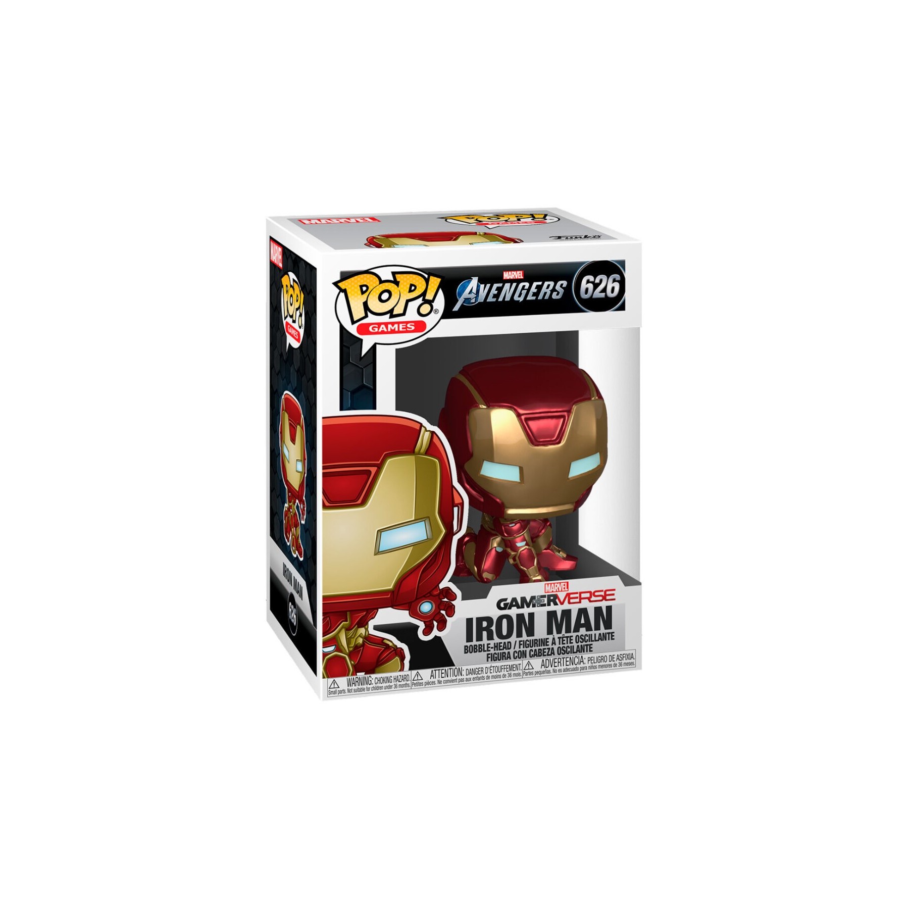 Figura POP Marvel Avengers Game Iron Man Stark Tech Suit