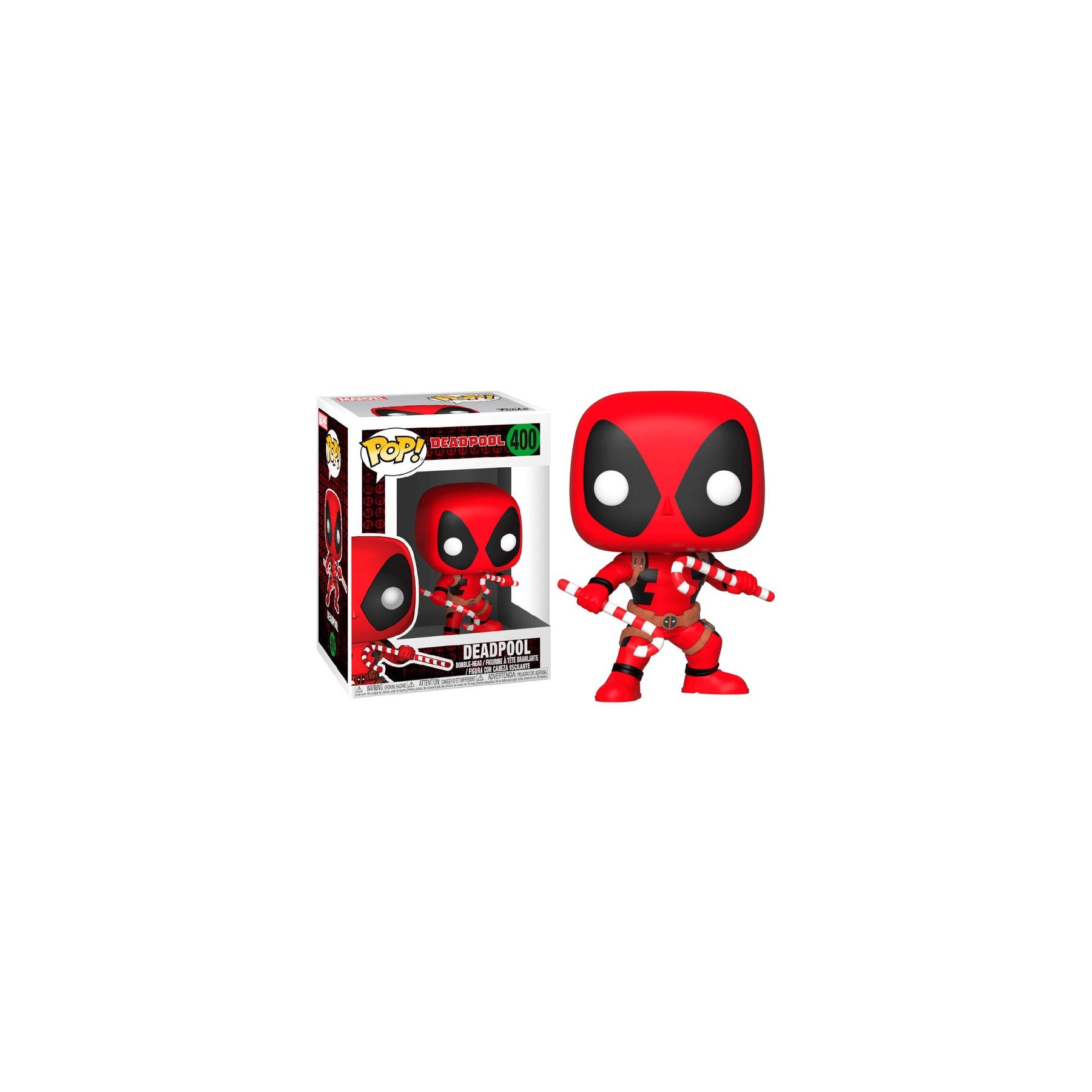 Figura POP Marvel Holiday Deadpool with Candy Canes
