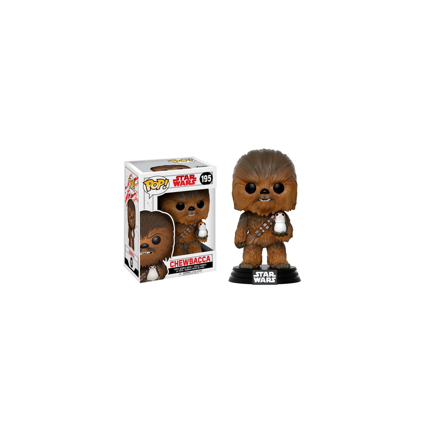 Figura POP Star Wars Chewbacca with Porg