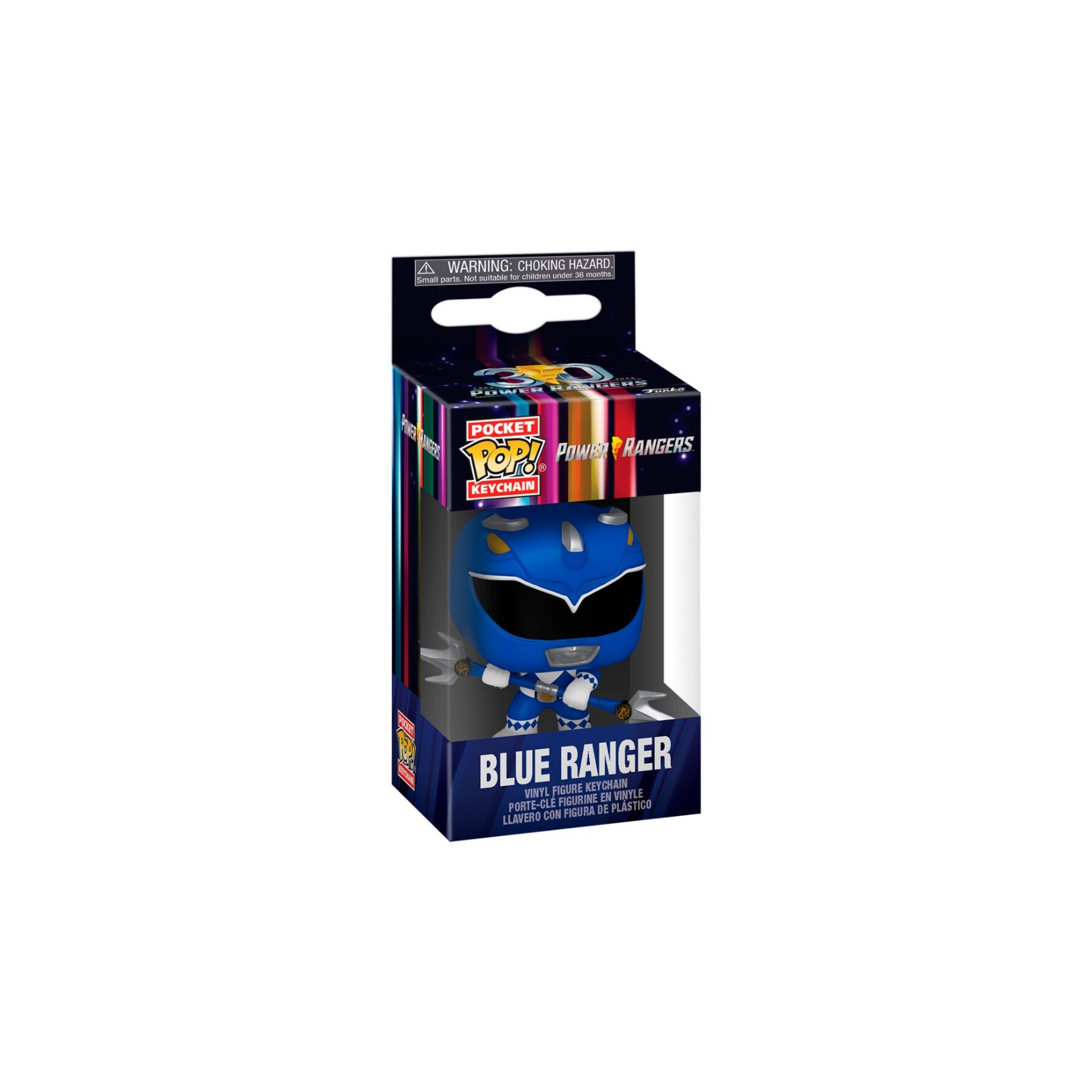 Llavero Pocket POP Power Rangers 30th Anniversary Blue Ranger