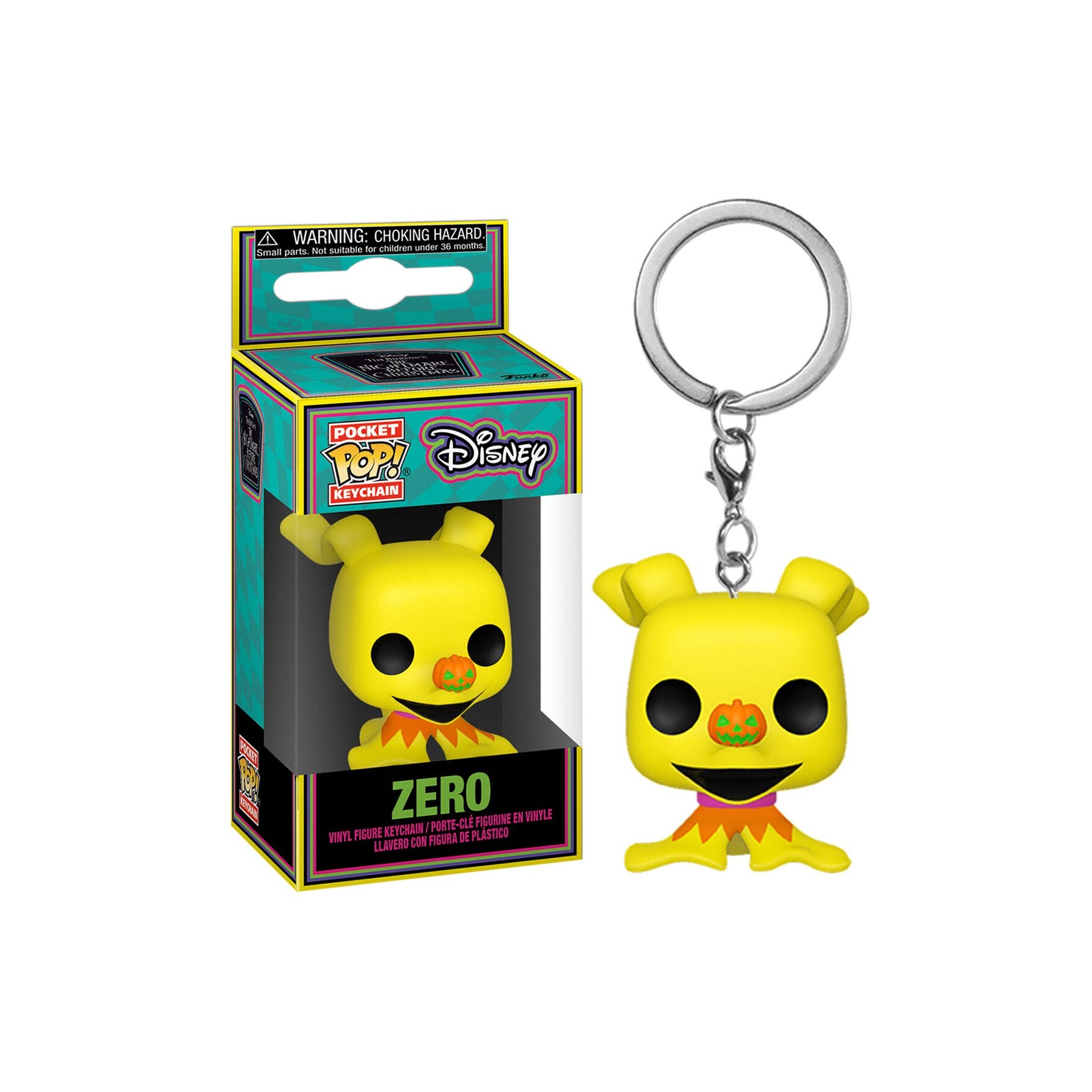 Llavero Pocket POP Disney Pesadilla Antes de Navidad Zero