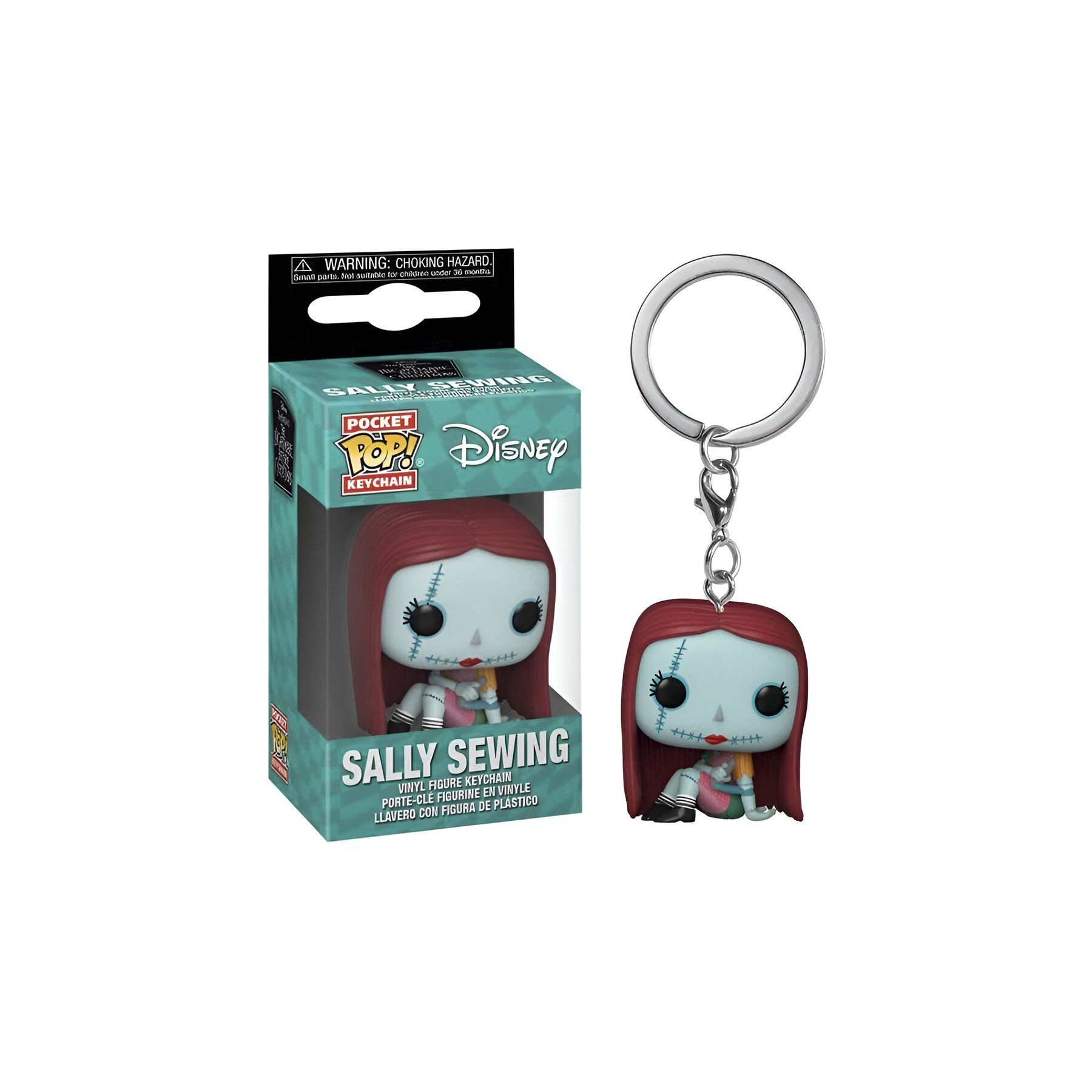 Llavero Pocket POP Disney Pesadilla Antes de Navidad Sally Sewing