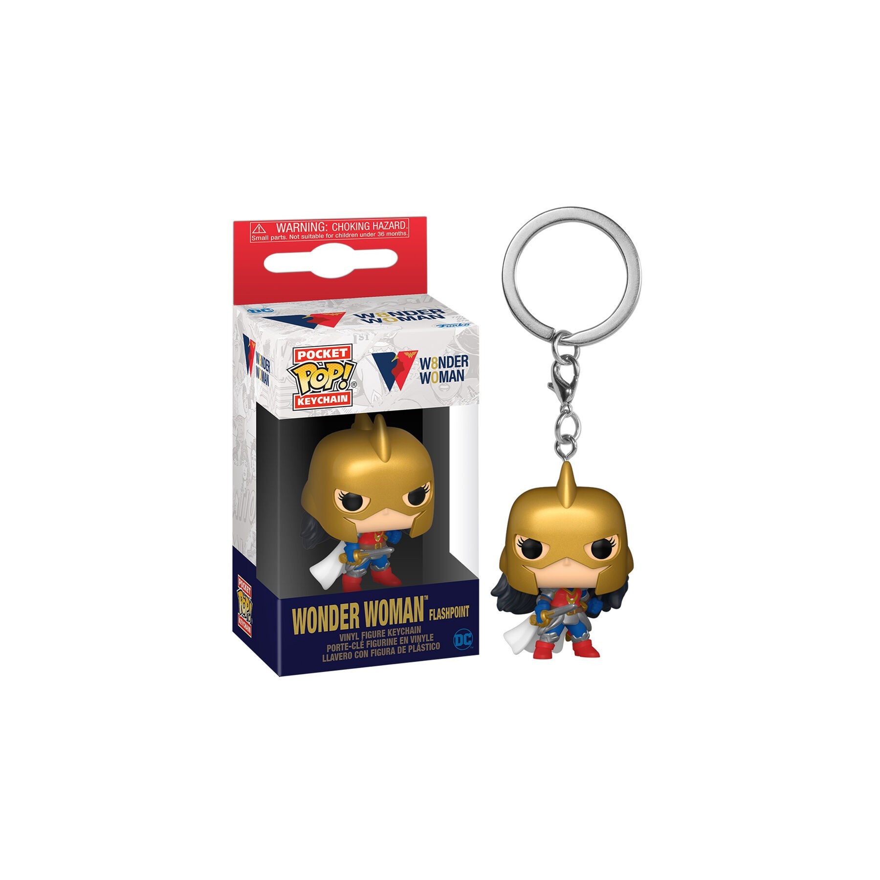 Llavero Pocket POP DC Comics 80Th Wonder Woman Flashpoint