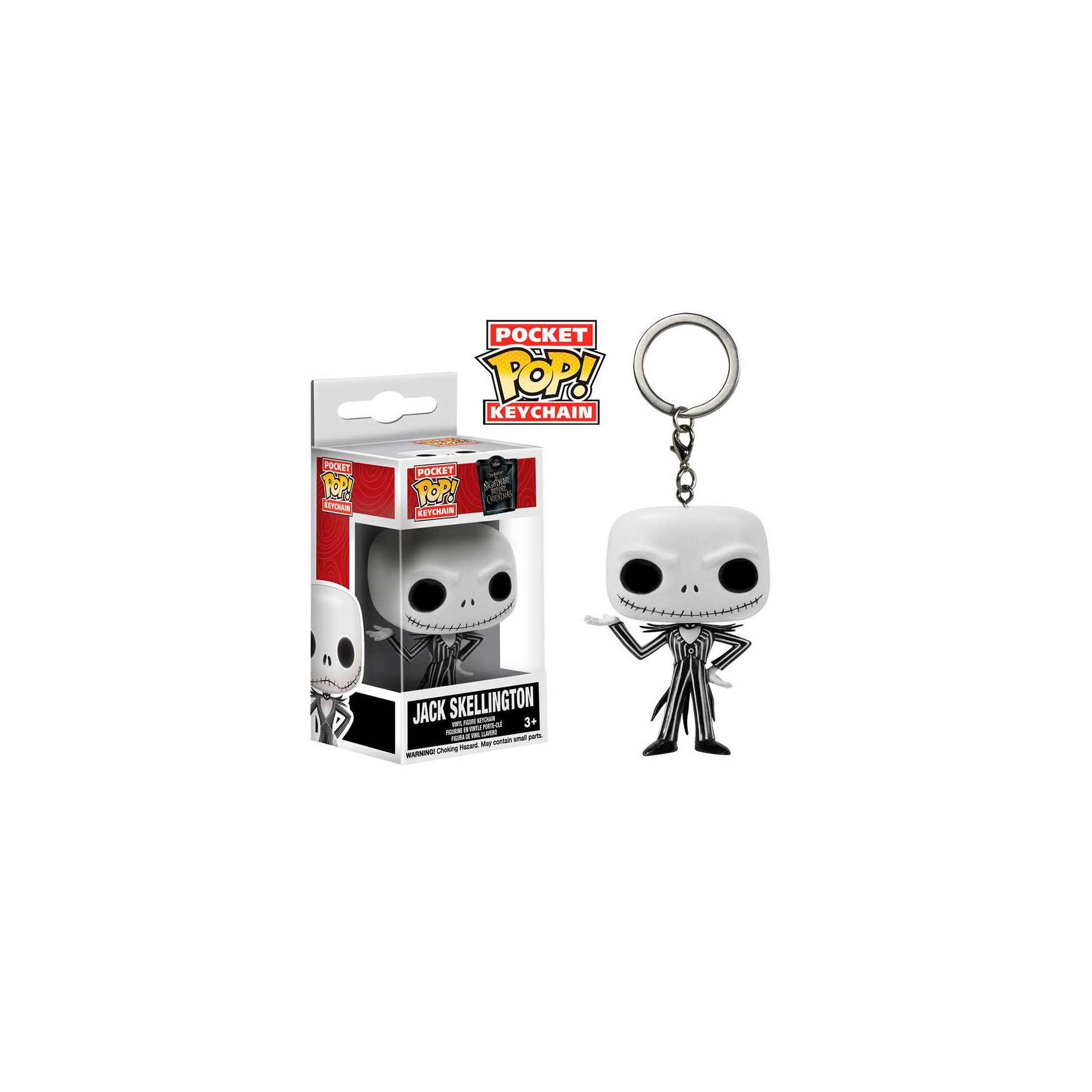 Llavero Pocket POP Jack Skellington Pesadilla antes de Navidad