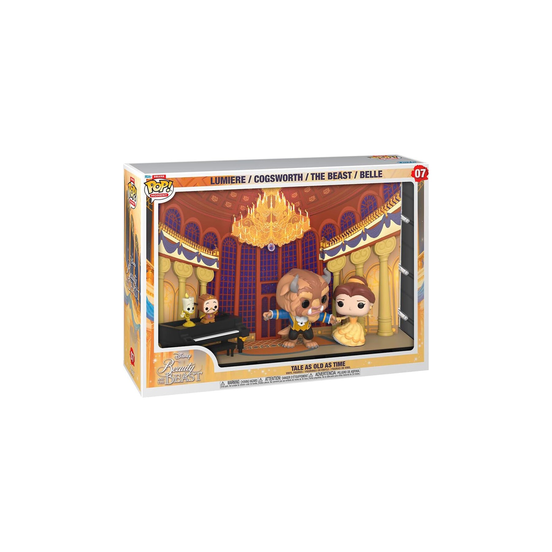 Figura POP Moment Deluxe Disney La Bella y La Bestia Tale as Old as Time