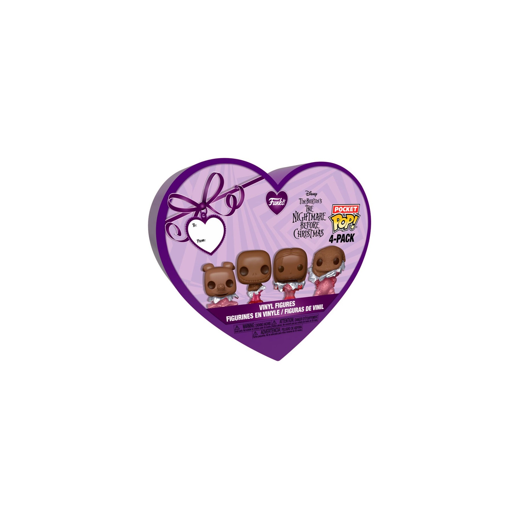 Caja metalica 4 Pocket POP Disney Pesadilla Antes de Navidad