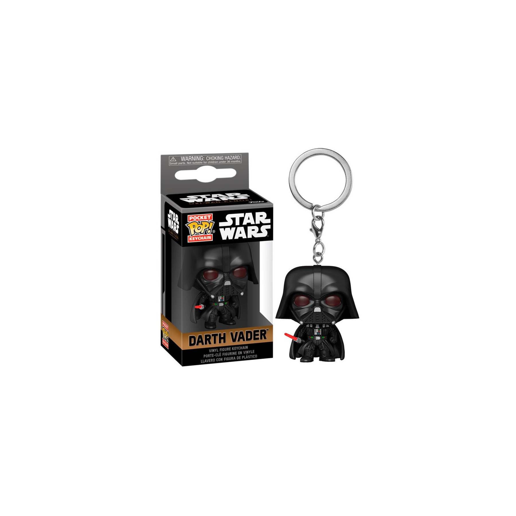 Llavero Pocket POP Star Wars Obi-Wan Darth Vader