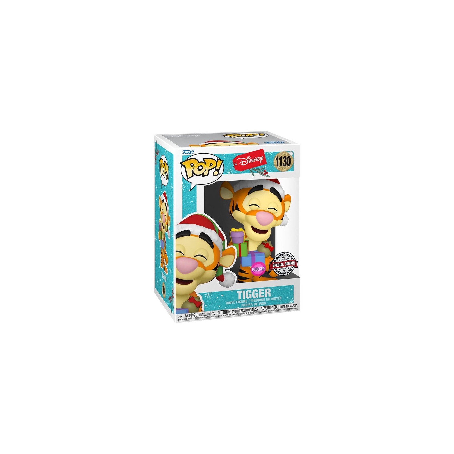Figura POP Disney Holiday Tigger Flocked Exclusive