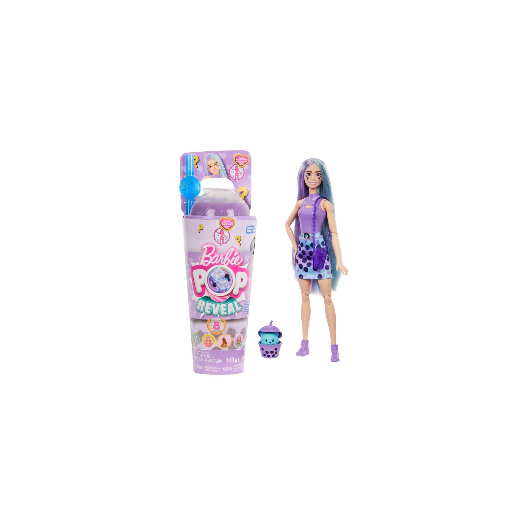 Muñeca Pop Reveal Leche de Maranga Te de burbujas Barbie