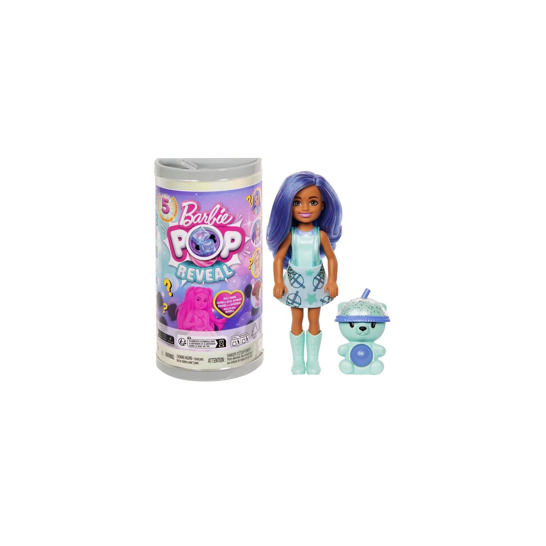 Muñeca Pop Reveal Serie Bubble Tea Barbie surtido