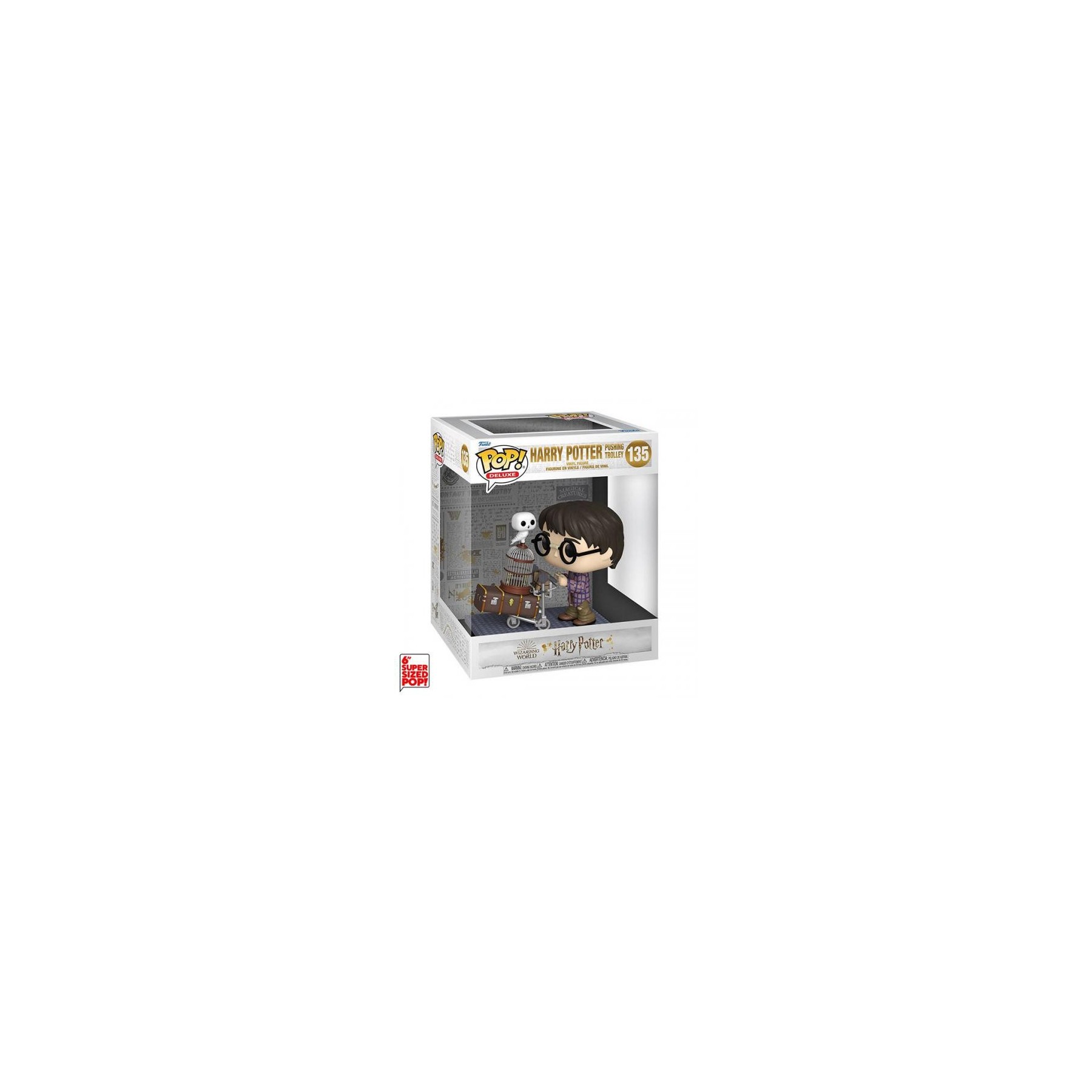 Funko POP! Harry Potter: Harry Pushing Trolley (135) DLX